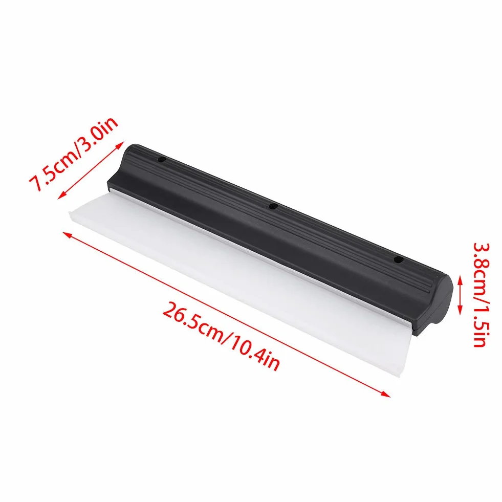 Escobilla de Goma para Coche, Escurridor de Silicona con Barra en T, Raspador Limpiaparabrisas