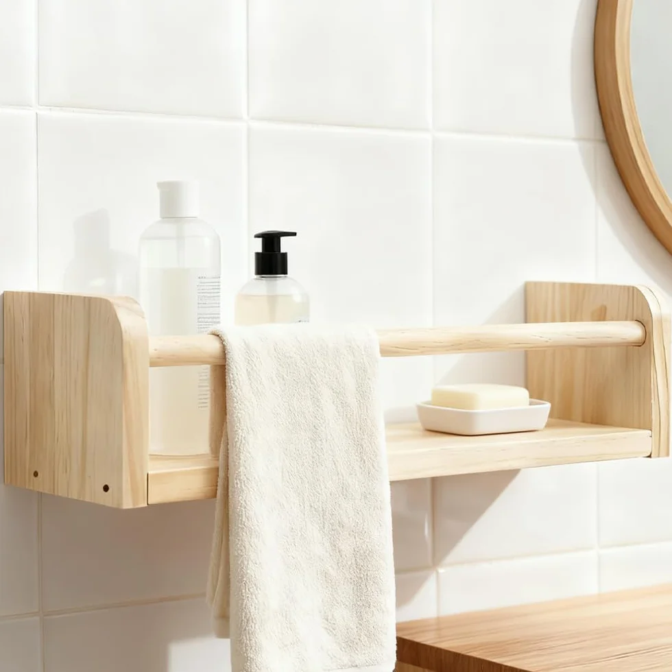 3 Piezas 40cm Estantes Flotantes para Guardería Estanteria Libros con Barra Protectora Flotantes Baldas Pared Madera Pino Madera Estantes Organizadores de Libros für Libros de Cuentos,Revista