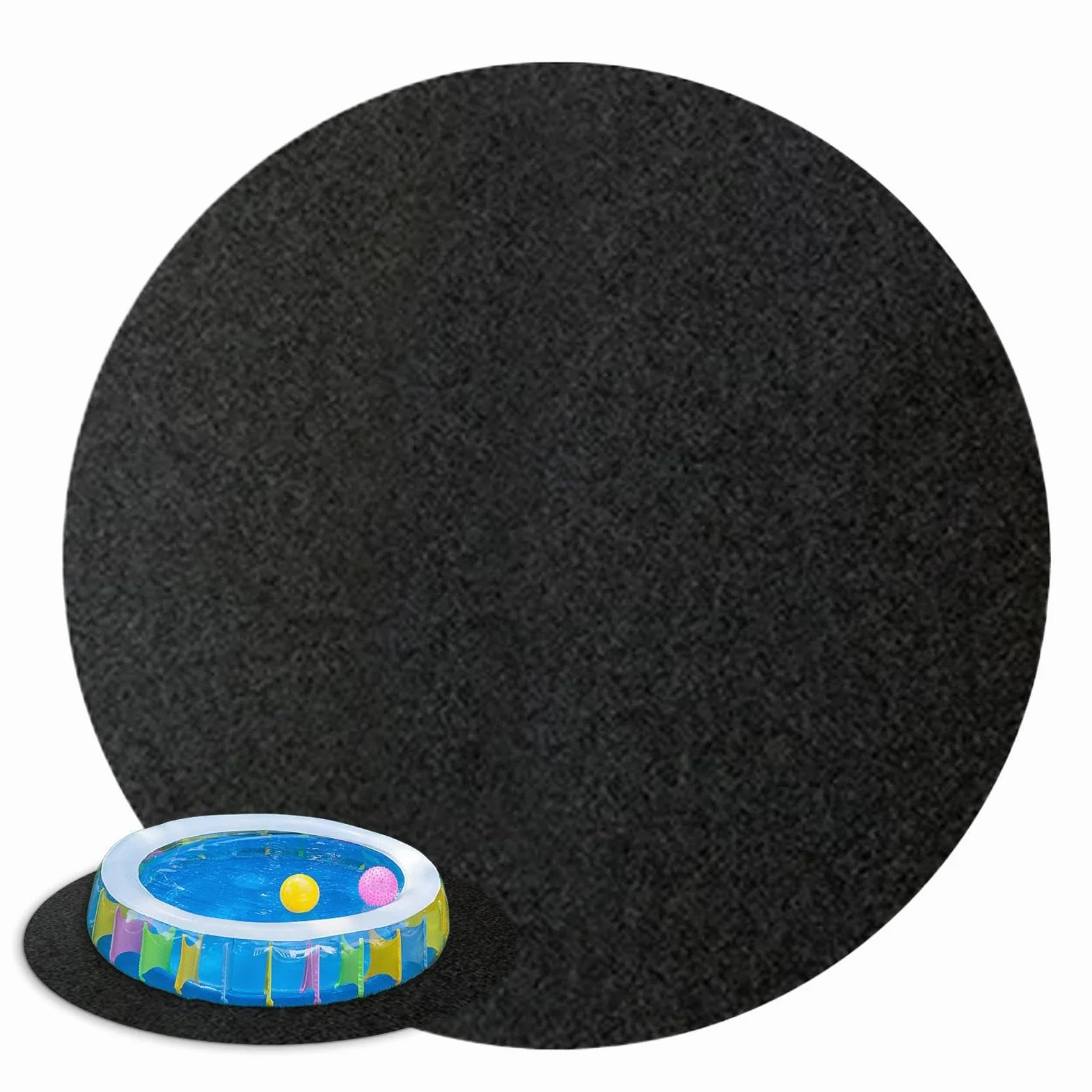 Alfombra y Bañera Protector Antideslizante y Absorbente | 3,7 m alfombras de protección para suelo de hidromasaje para Interior, Exterior, Jardín, Patio, Césped, Piscina, Terraza,