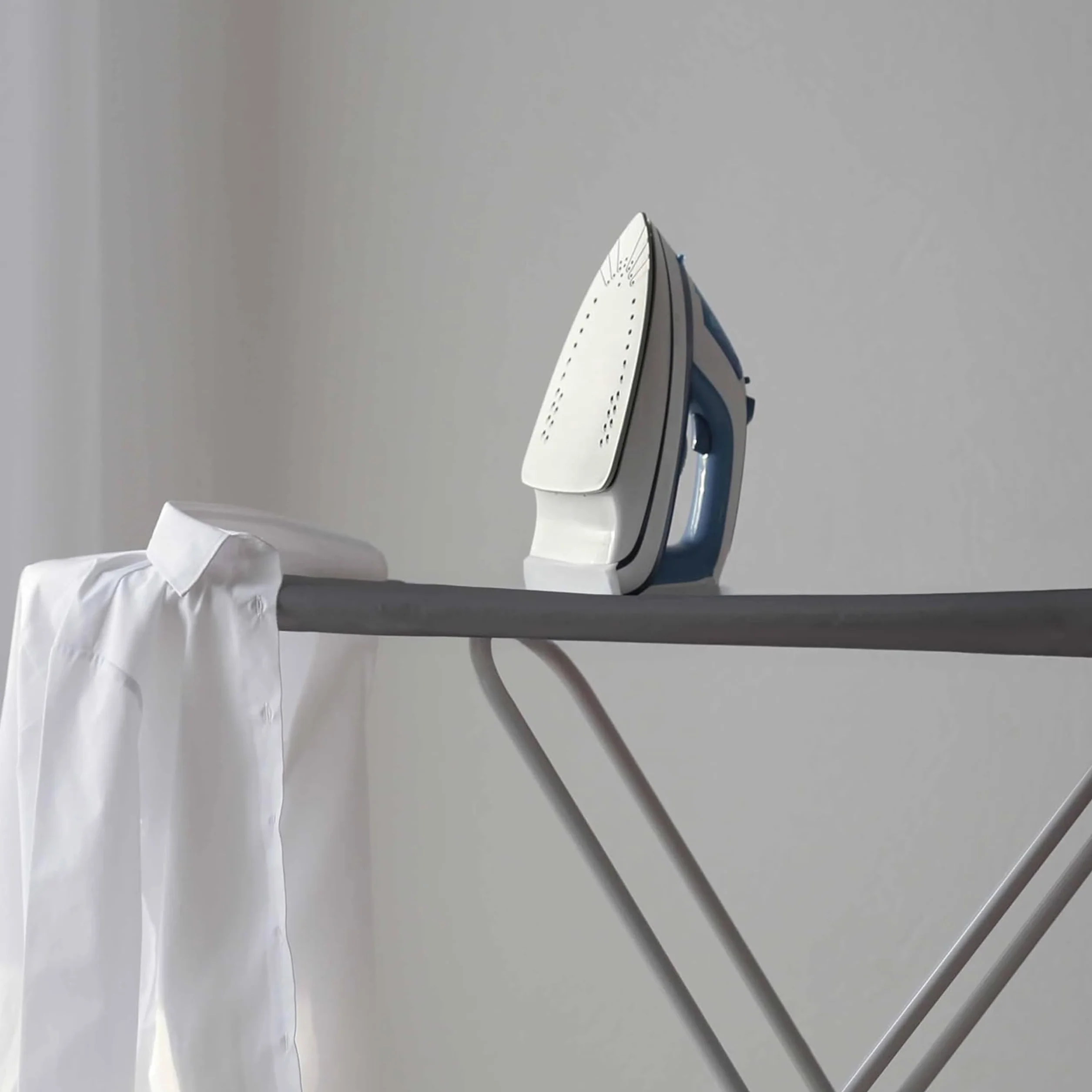 Hearth & Harbor Ironing Board Cover and Pad 15x54 Full Size, Thick Heavy Duty Scorch Resistant Padding Elastic Edge Hook & Loop Fastener, Iron Board Cover with Padding, Grey