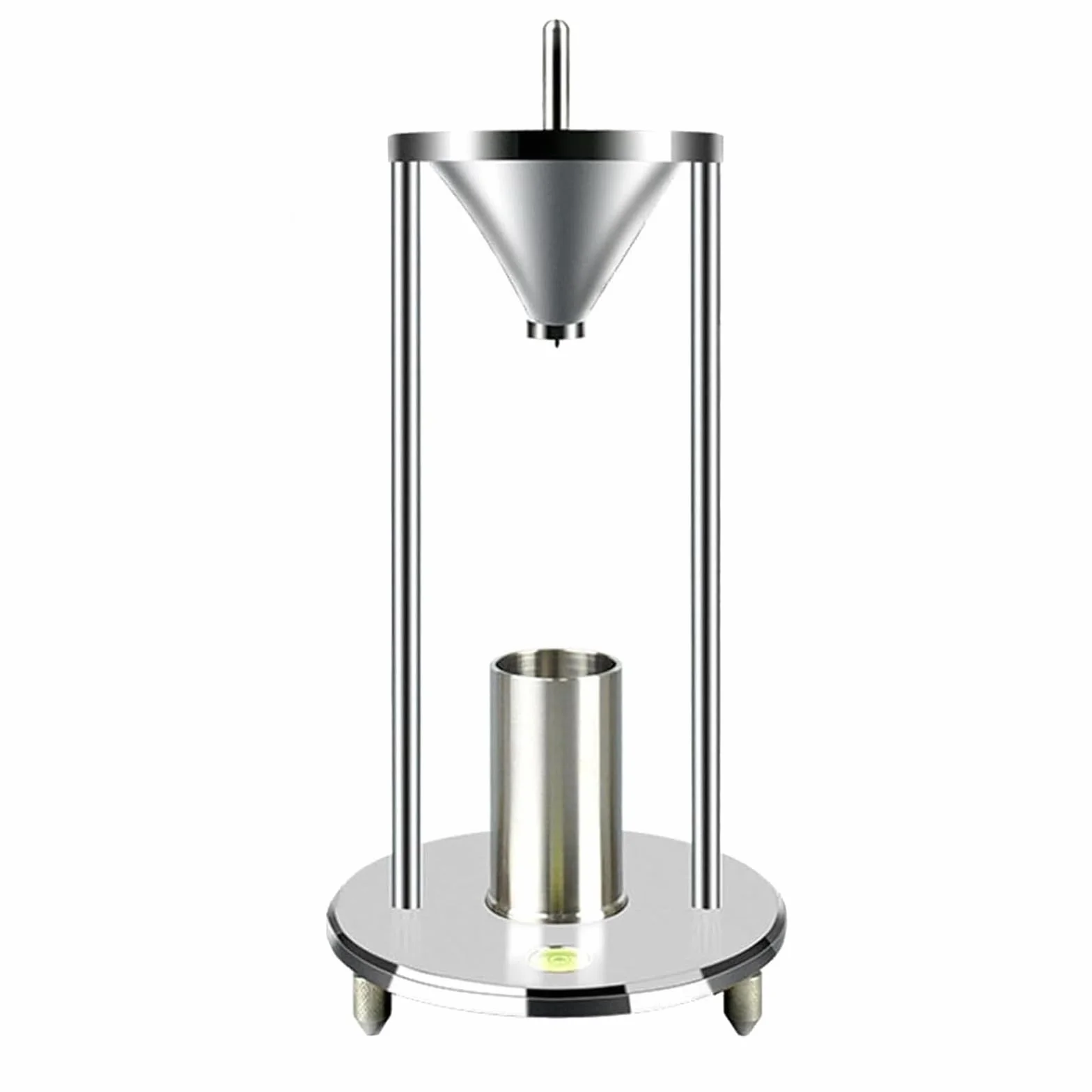 Este medidor de Densidad aparente, volumétrico de 12,7 mm para análisis de Polvo químico, medidor de Densidad apilable de Acero Inoxidable para Control de Calidad de Materiales