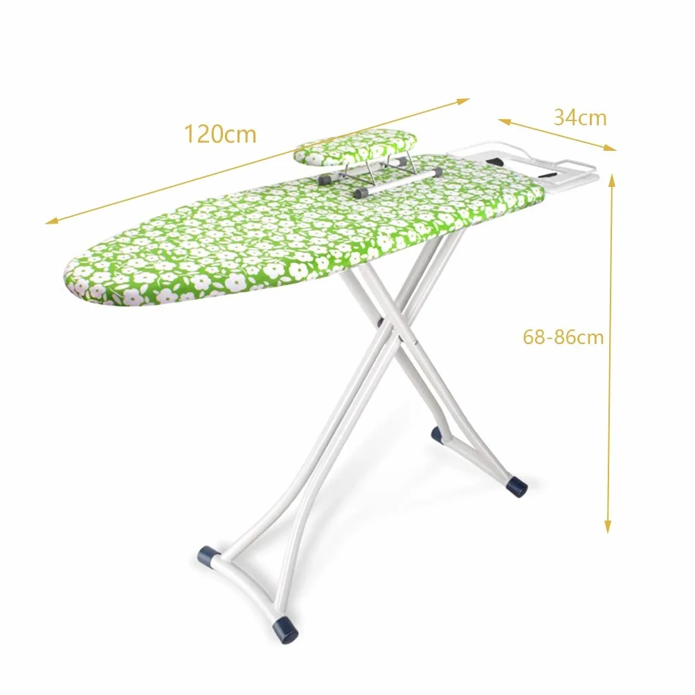 Tabla de Planchar para el hogar, Soporte Blanco con Estampado Floral, Mesa de Planchar, guardarropa, Herramientas de Planchado para el probador del Centro Comercial
