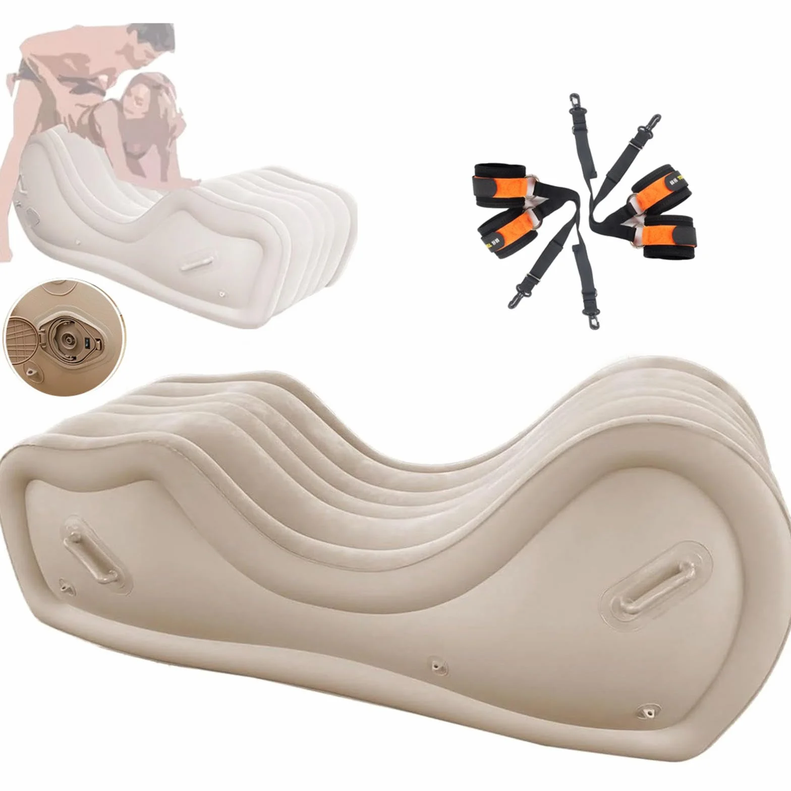 Sofá Inflable Silla Muebles Plegables,Sofa4