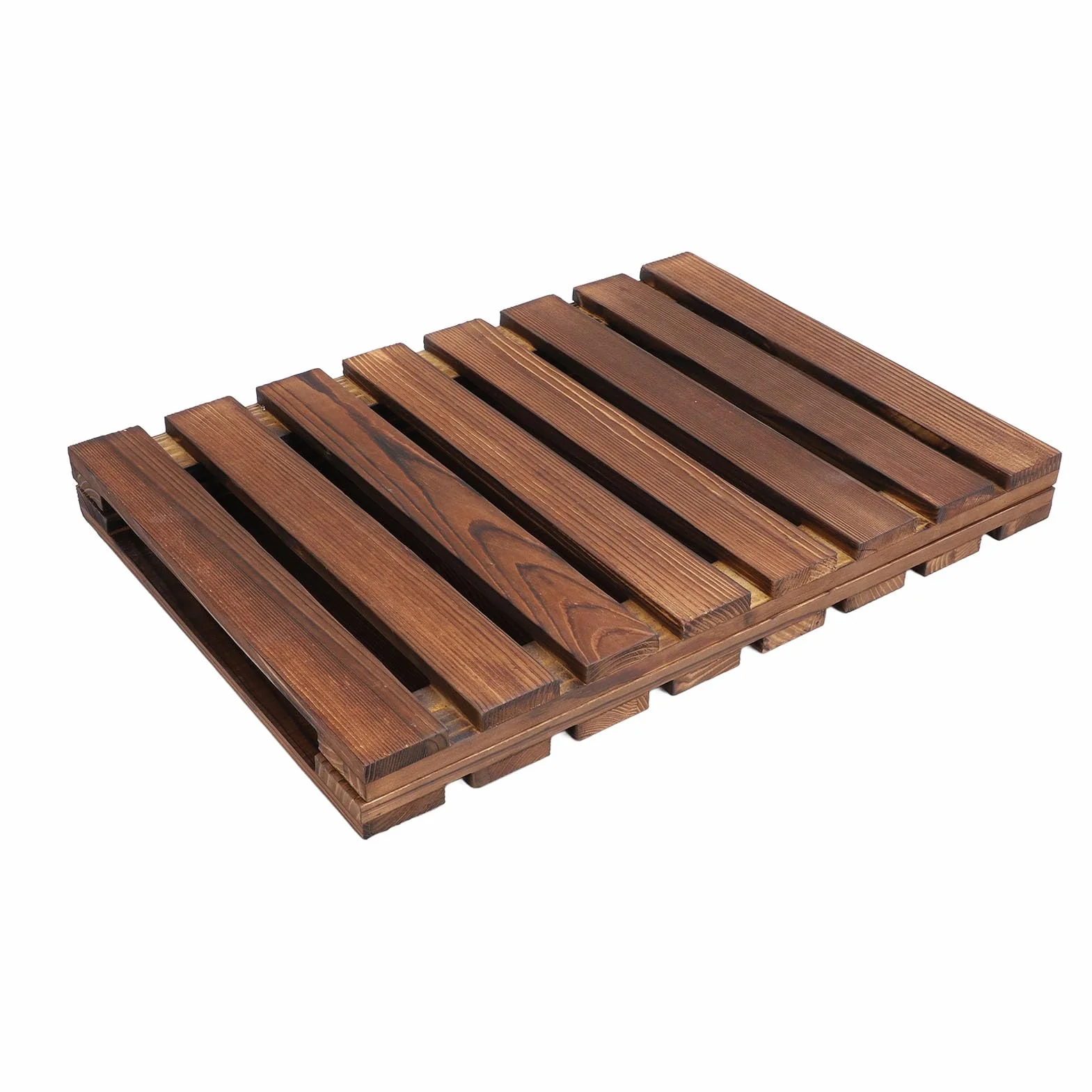 Alfombra de Ducha, Cubierta de Madera para Bañera, Alfombra de Ducha Plegable, 59 X 41,2 Cm, Versátil para Uso Interior y Exterior, Alfombra para Ducha y Sauna