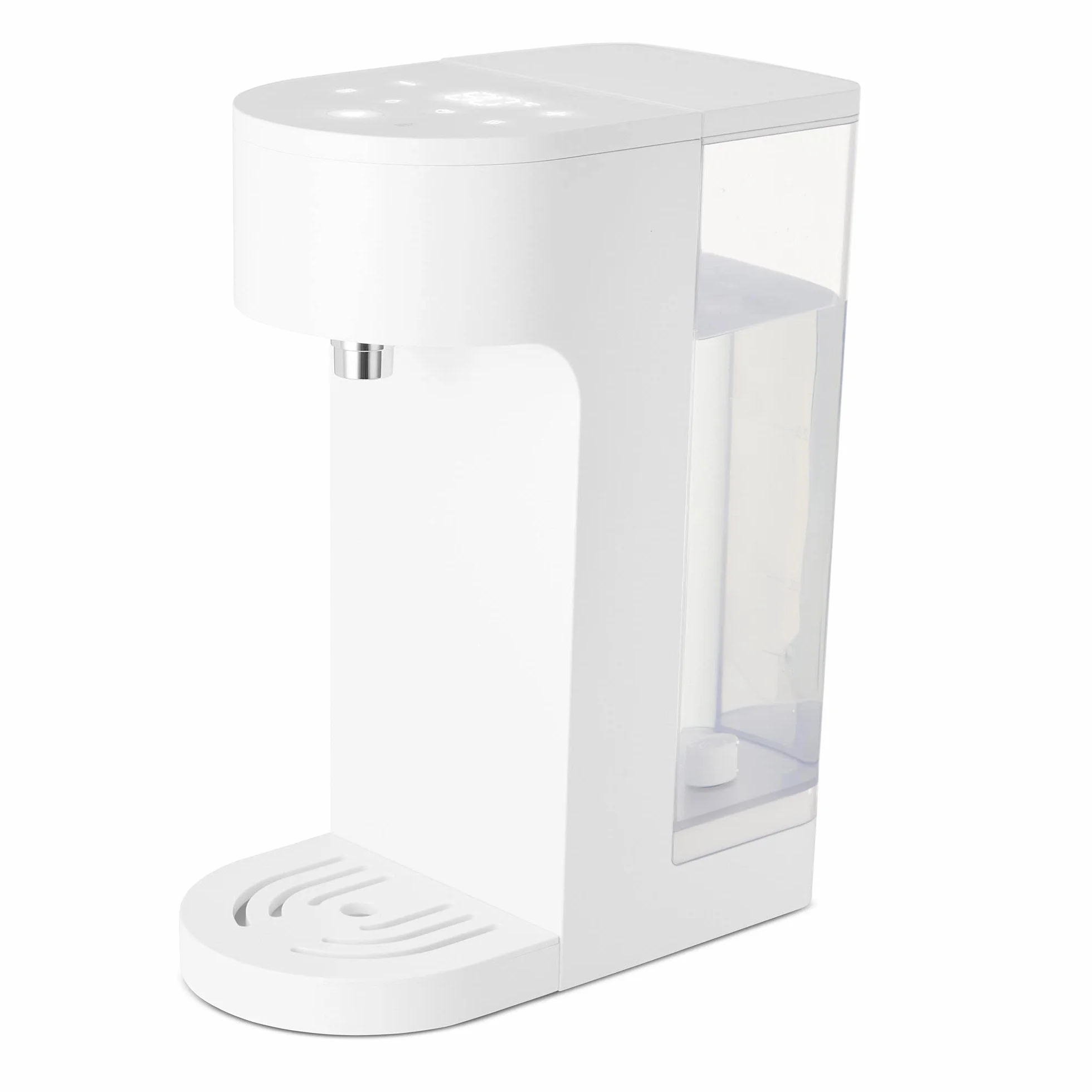 Yum Asia Oyu "Oculto debajo" Dispensador de agua caliente instantáneo digital con pantalla táctil LED blanca, Capacidad de 4 litros, Ecoboil, Tecnología InstaHEAT, 220-240V, Alimentación de la UE
