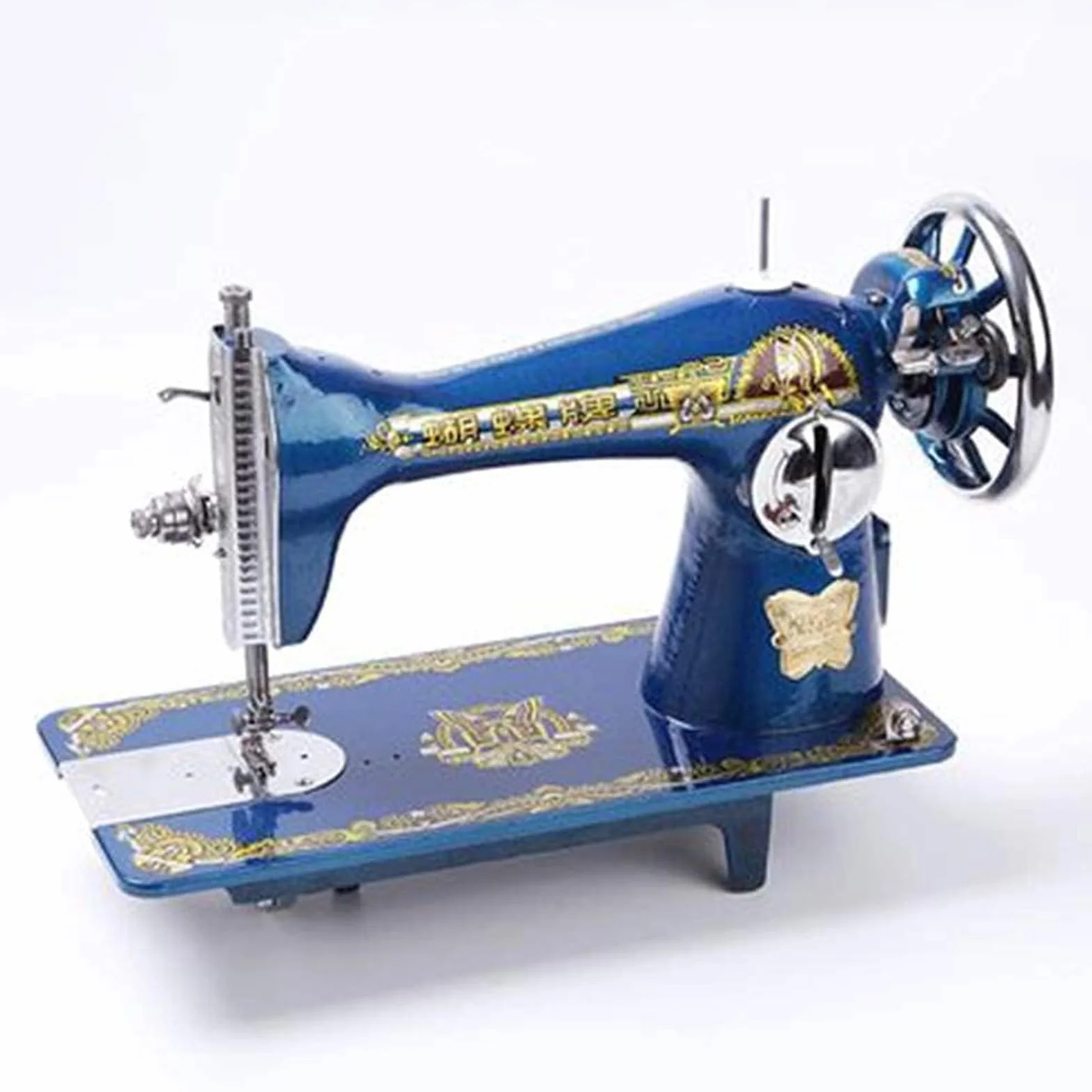 ZALIX Máquina De Coser Doméstica Antigua a Pedales, Eléctrica Pesada, A
