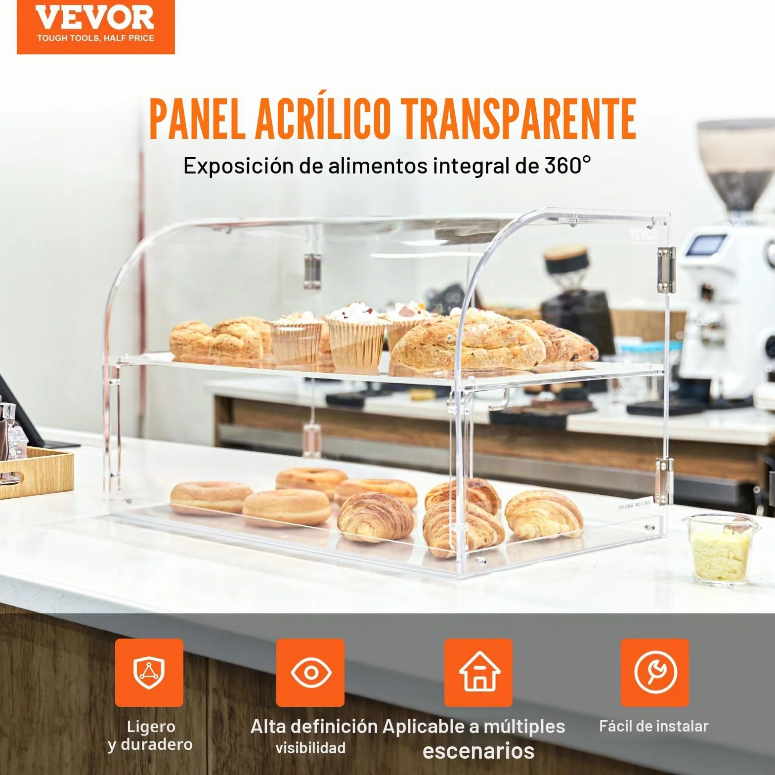VEVOR Vitrina de Panadería