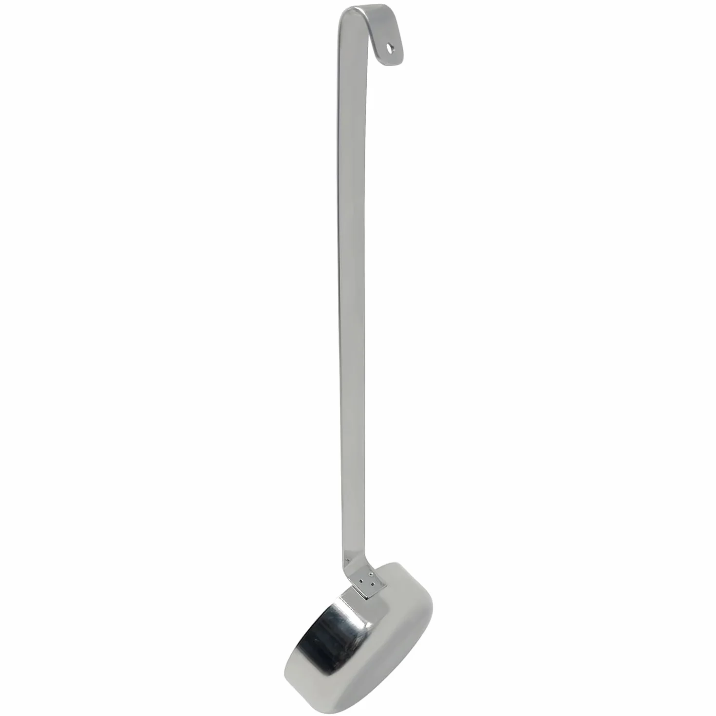 Norpro Cucharón de Sopa de Fondo Plano de Acero Inoxidable, Capacidad de 3 Onzas