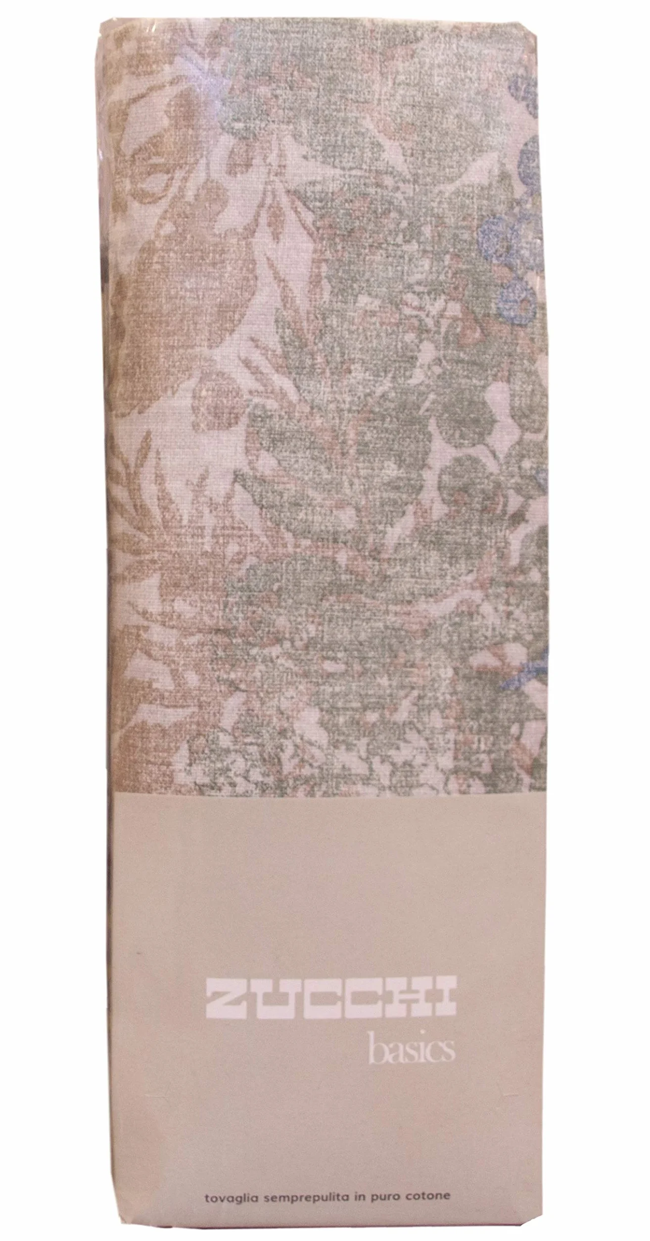 Zucchi - Mantel antimanchas para mesa de 12 plazas, 100% algodón, resinado (Fall B1, 8 plazas, 140 x 220 cm)