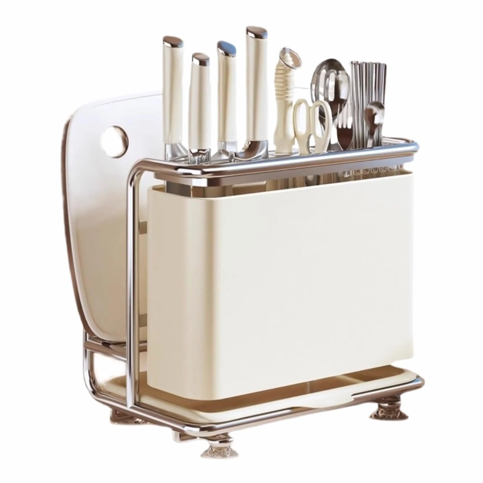 Bloque para Cuchillos Utensilios De Cocina Organizador Multifuncional De Cuchillos Cocina con Bloque, Ahorra Espacio Herramientas