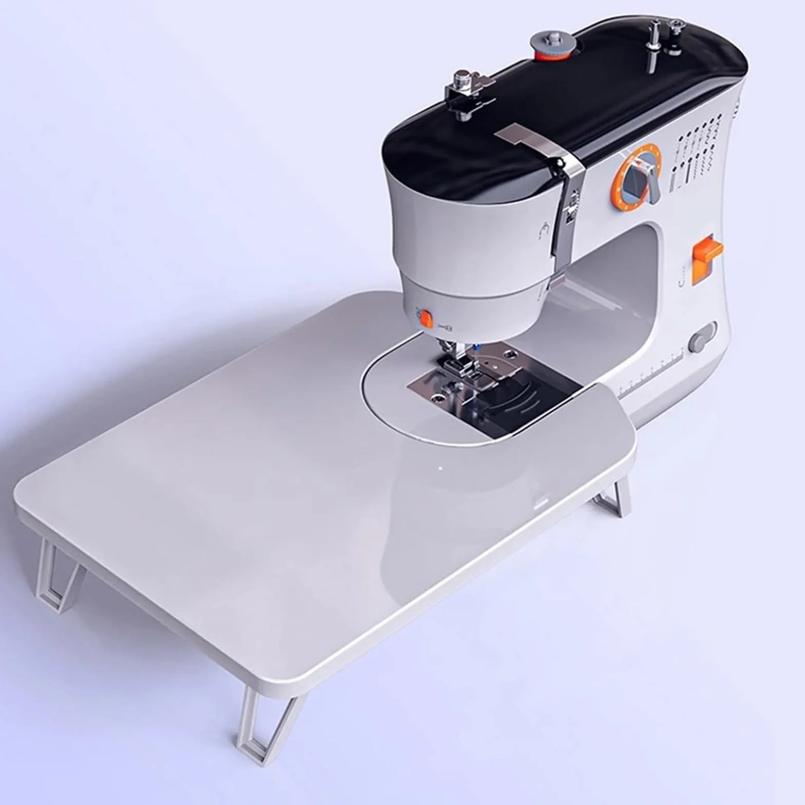 Máquina de coser portátil con pedal de pie, mini herramienta eléctrica de doble aguja, 12 puntadas, para reparación de telas en el hogar y control de velocidad, ideal para proyectos de reparación