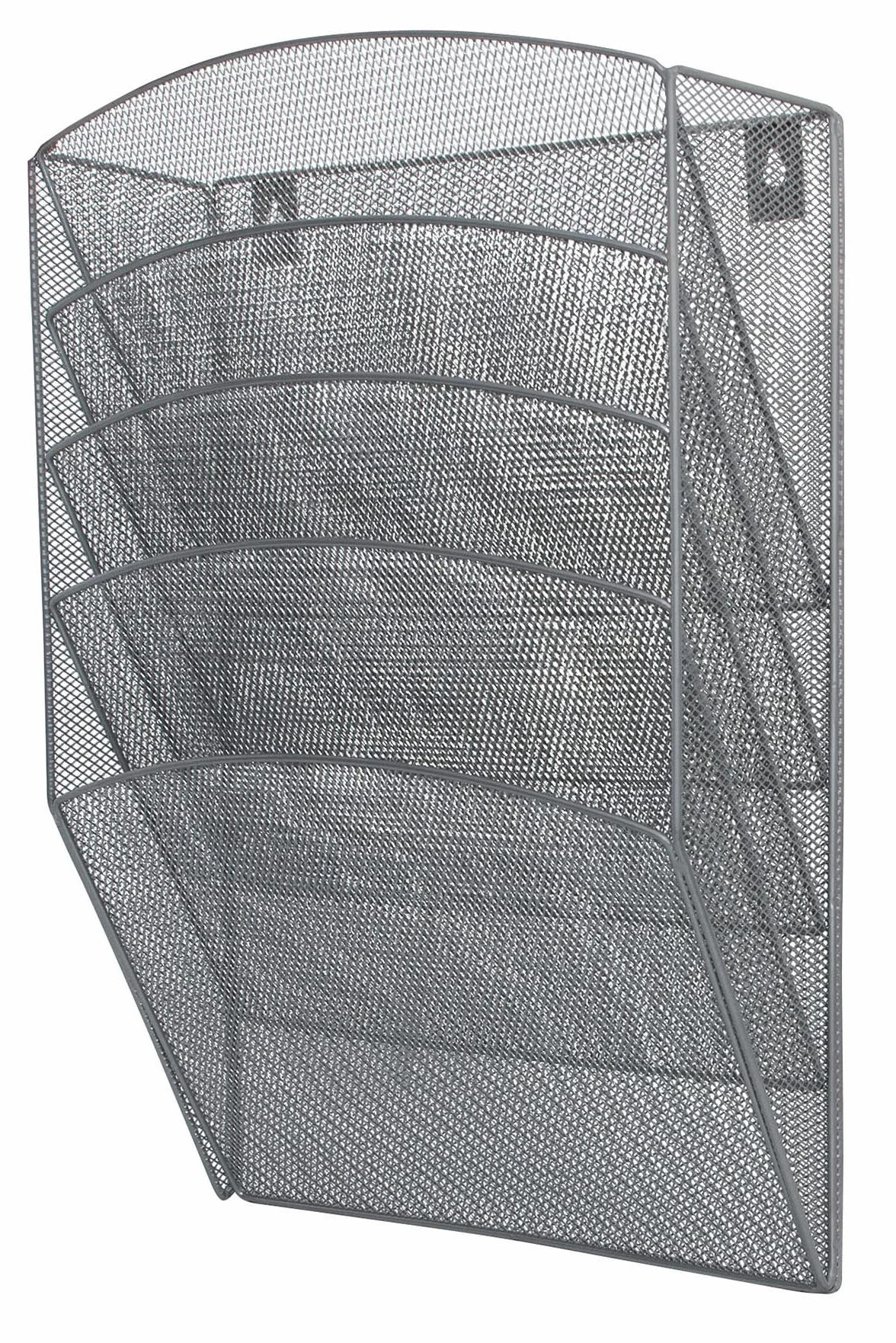 EXPOSITOR MURAL Q-CONNECT 5 BANDEJAS DIN A4 PLATEADO 9,3X31,5X44 CM