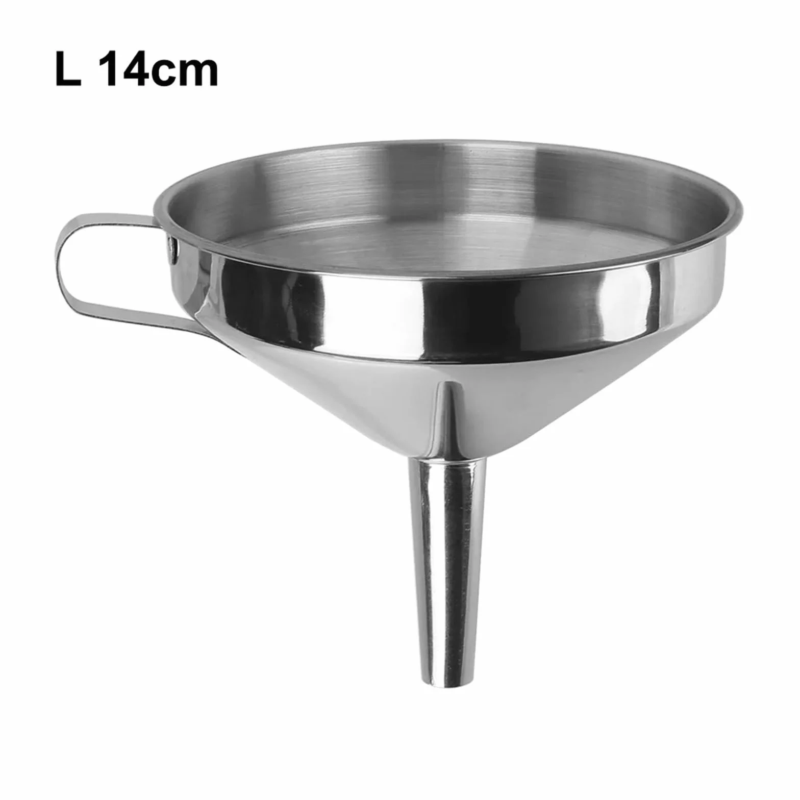 Embudo， con Filtro Desmontable Barra de Acero Inoxidable Vino Cerveza Aceite matraz Embudo Accesorios de Cocina(3)