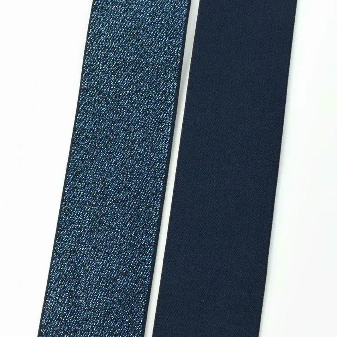 Banda elástica de nailon de seda de 3, 5 y 10 metros (25-50 mm), cinta de poliéster para cinturón, cinta de goma para bricolaje, accesorios de costura para cinturones de vestir, azul rey, 40