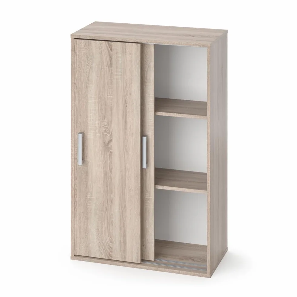 Vicco Armario de Ropa Falk, Sonoma, 68 x 108.5 cm, Apto para el Almacenamiento Que Ahorra Espacio de Ropa