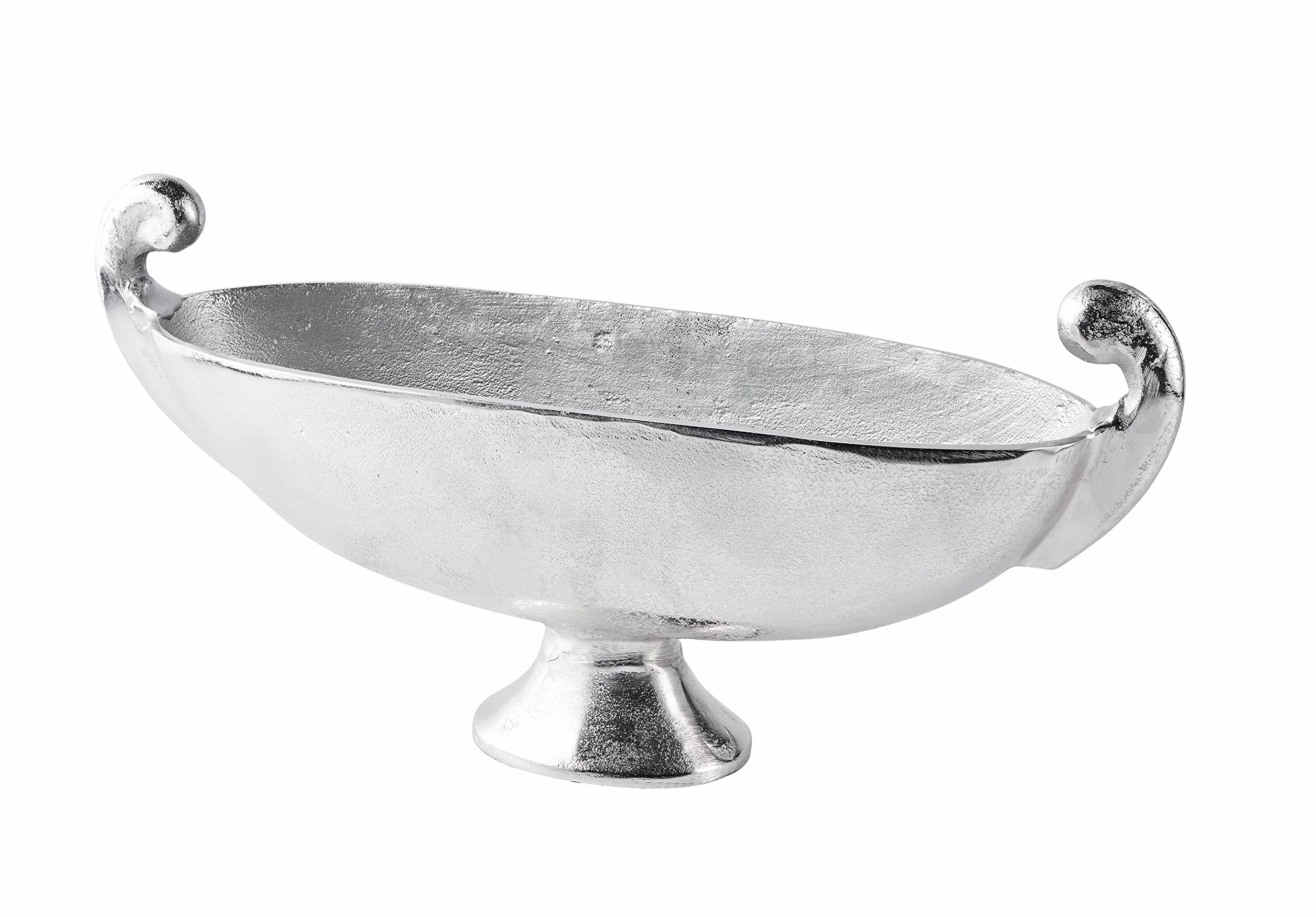 Michael Noll Luxus XL - Plato Decorativo (51 cm, Aluminio), Color Plateado