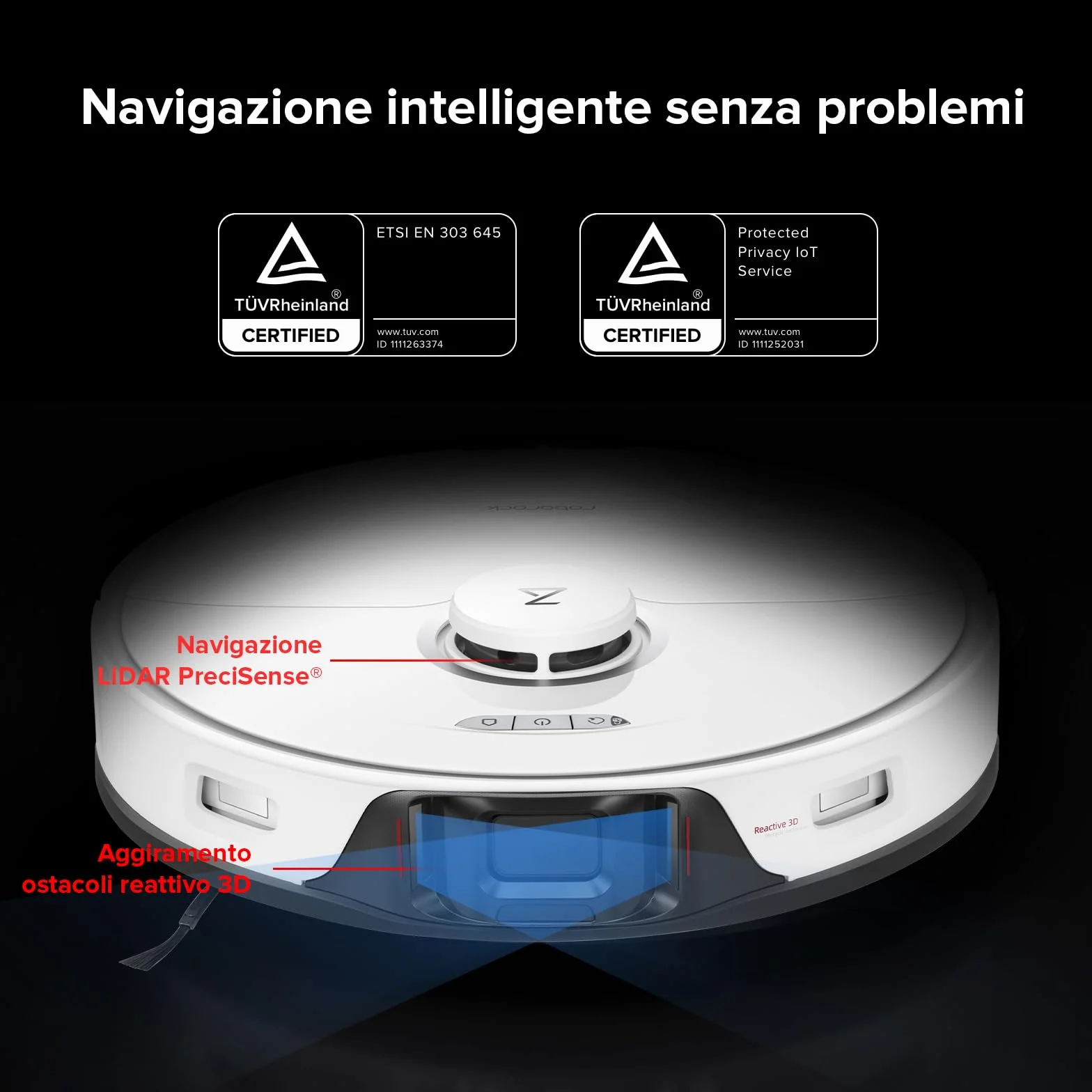 roborock S8 Pro Ultra Robot Aspirador y fregasuelos, Funciones Automáticas de: Vaciado, Lavado, Secado, Limpieza de la Base y Autorrellenado. Reactive 3D, 6000Pa, Alexa (Reacondicionado)