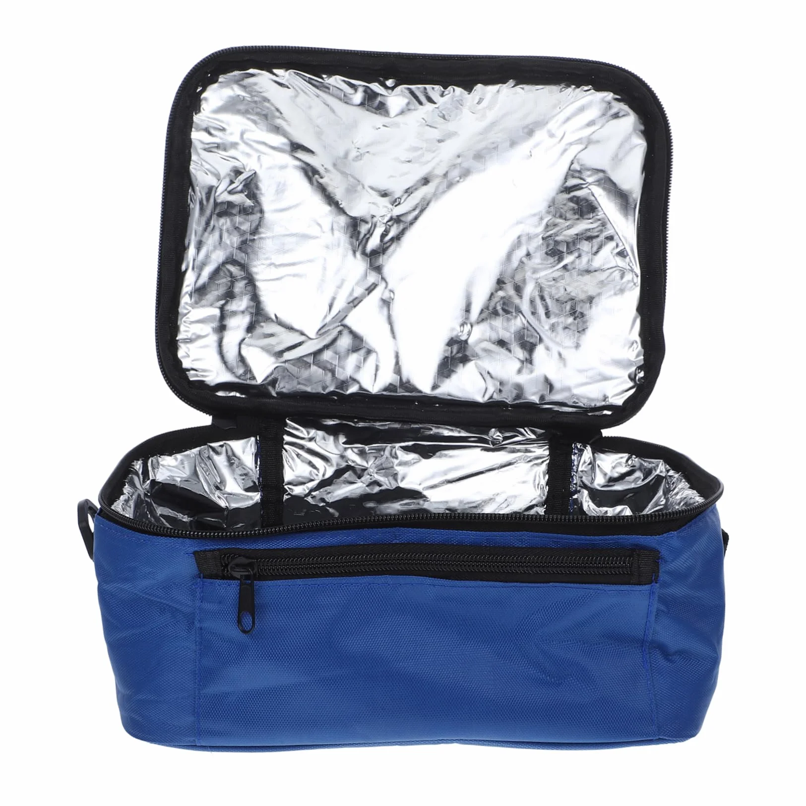 Hemobllo Bolsa Térmica Para Almuerzo y Coche 12v, Gran Capacidad, Oxford Resistente, Aislamiento y Calefacción Eléctrica, Portátil Para Viajes y Exteriores, Color Azul, Asa Para Transporte
