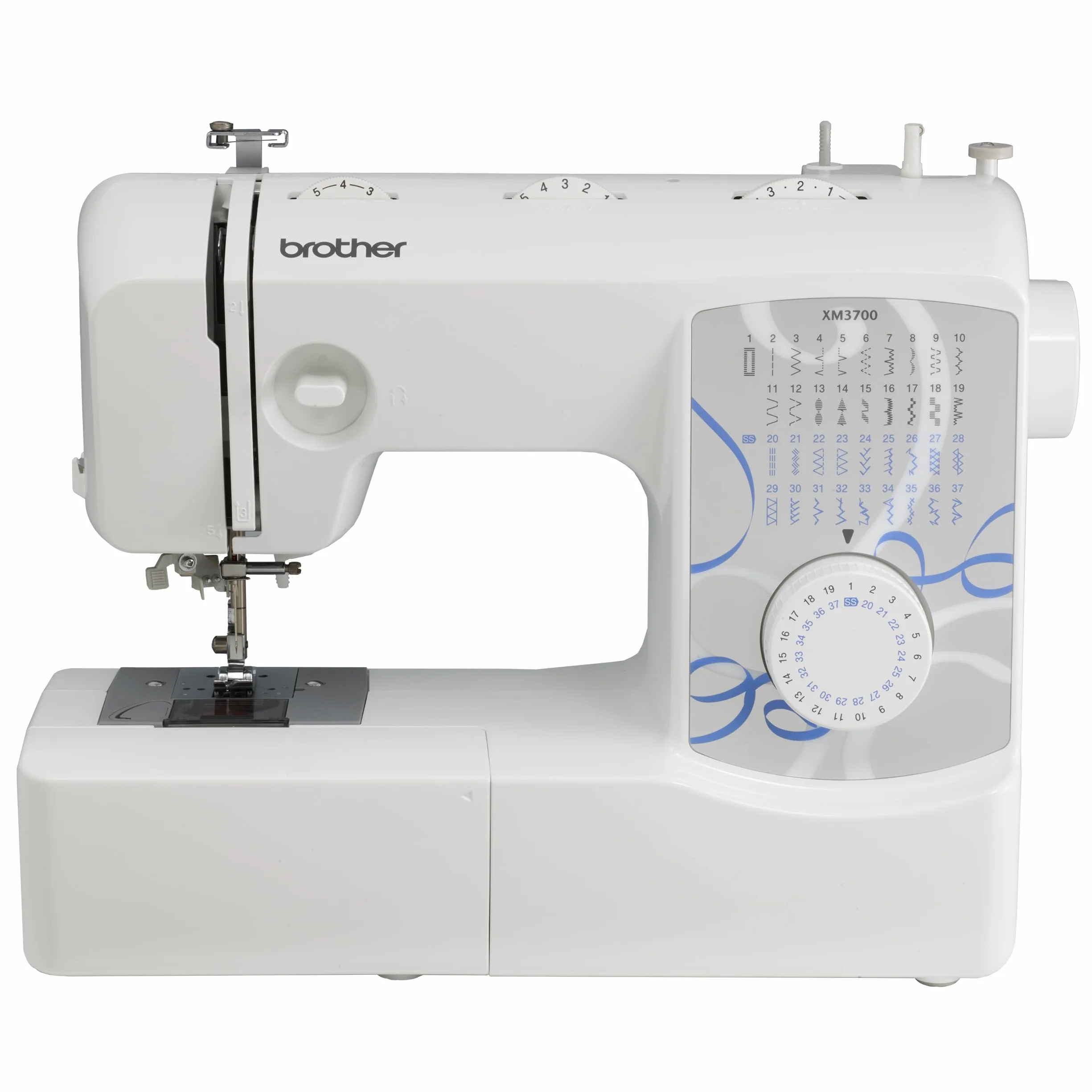 Brother XM3700 - Máquina de coser con 37 puntadas integradas, 1.5 metros de costura incluidos