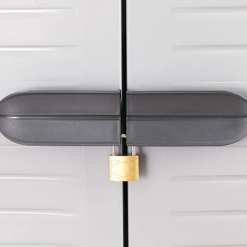 vidaXL Armario Estante Almacenamiento Bastidor Servicio Herramienta Organizador Hogar Jardín Patio Oficina Garaje de Plástico 65x45x181 cm