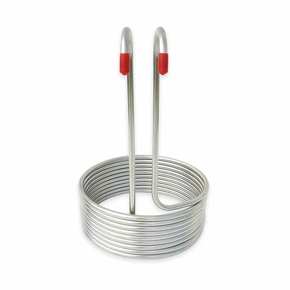 Serpentín de enfriamiento de cerveza de acero inoxidable 304 - Enfriador de mosto por inmersión for elaboración casera