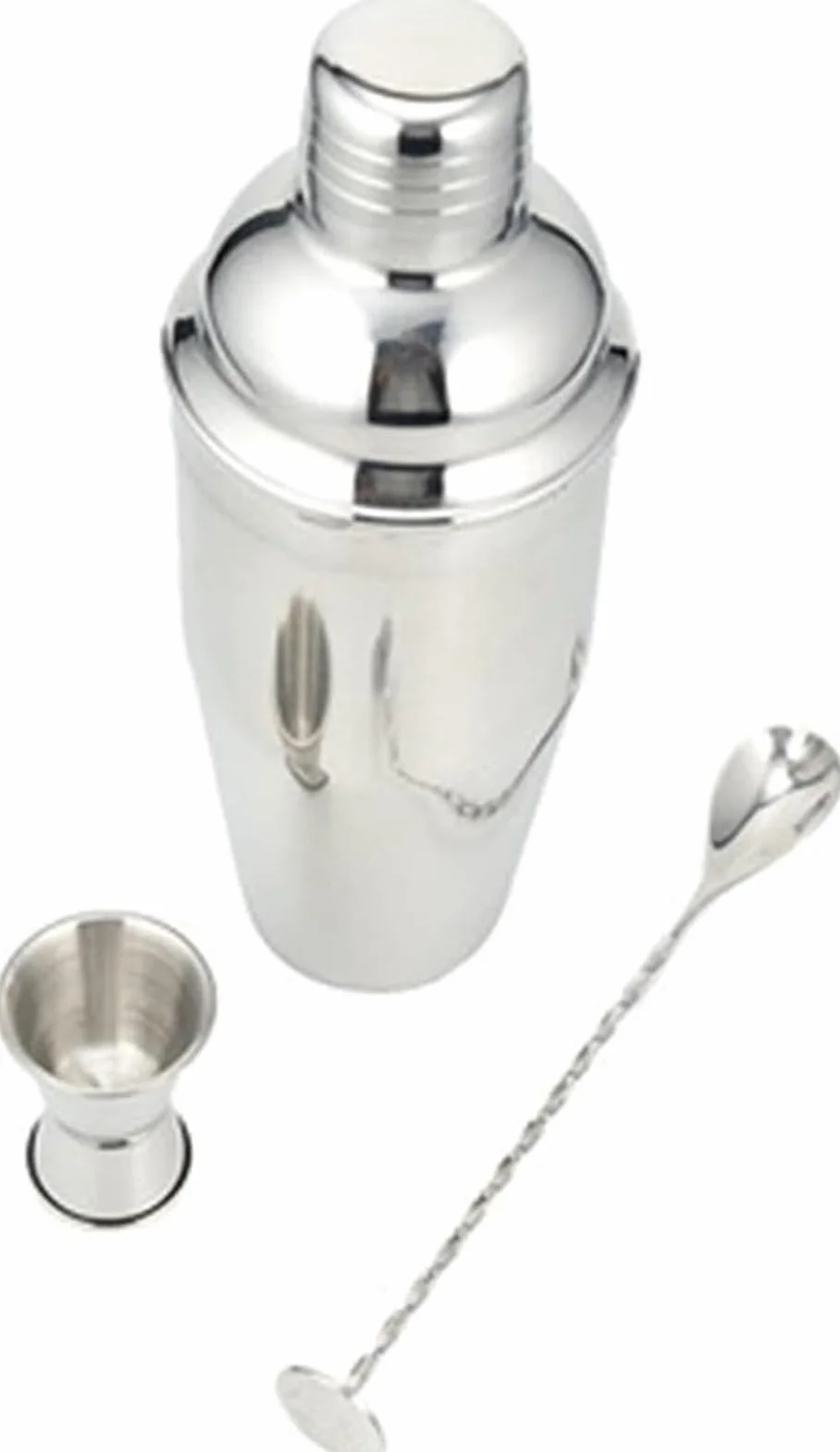 KanDuo Bar Tool Set Bartender Kit Juego de coctelera, Juego de coctelera Coctelera de Acero Inoxidable con Cuchara y Jigger Martini Shaker & Bar Shaker Perfecto for Principiantes Bartender
