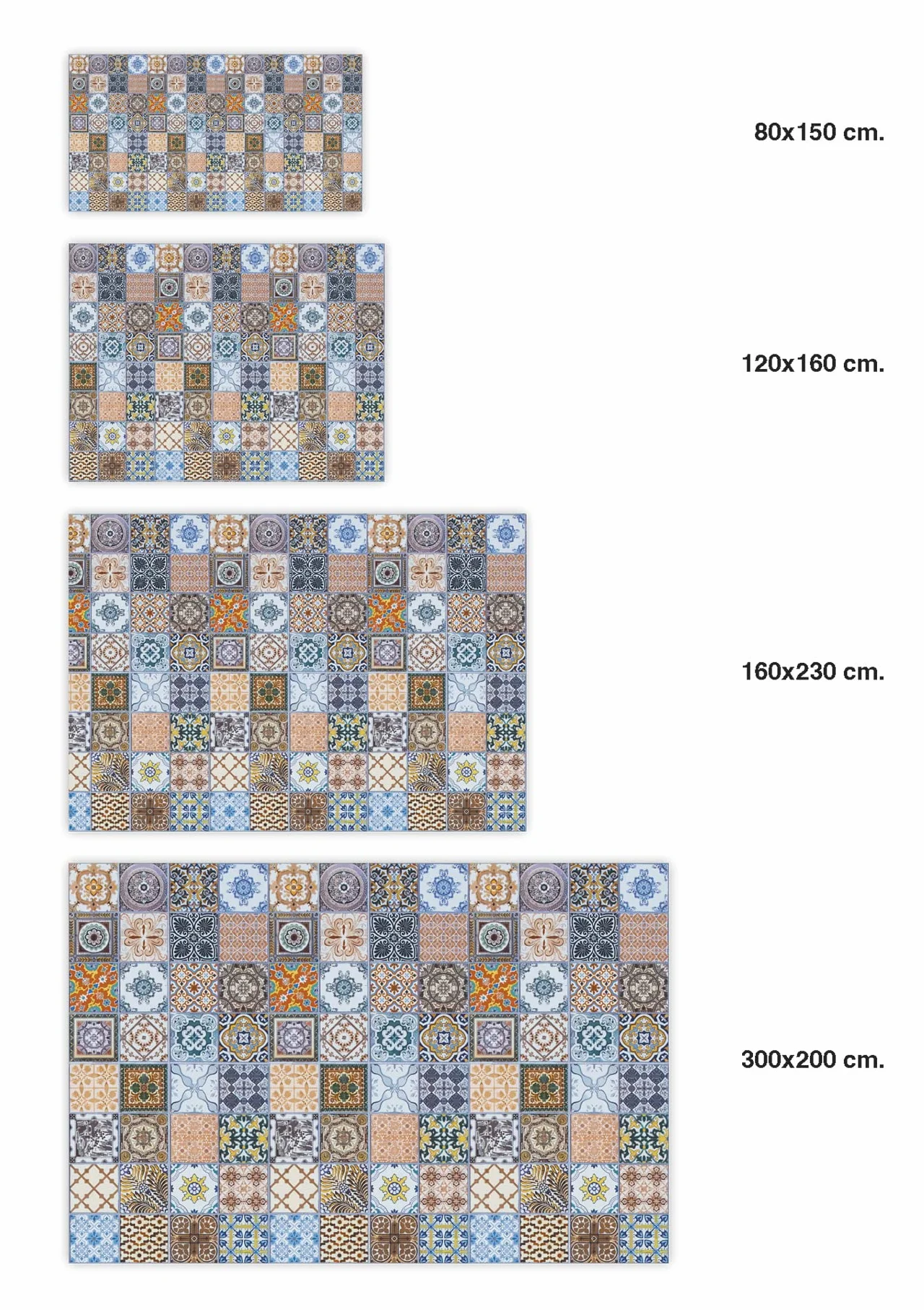 Panorama Alfombra Vinílica - Modelo Hidráulica Níjar Original 80x200 cm - Varios tamaños - Decoración Hogar, Cocina, Salón