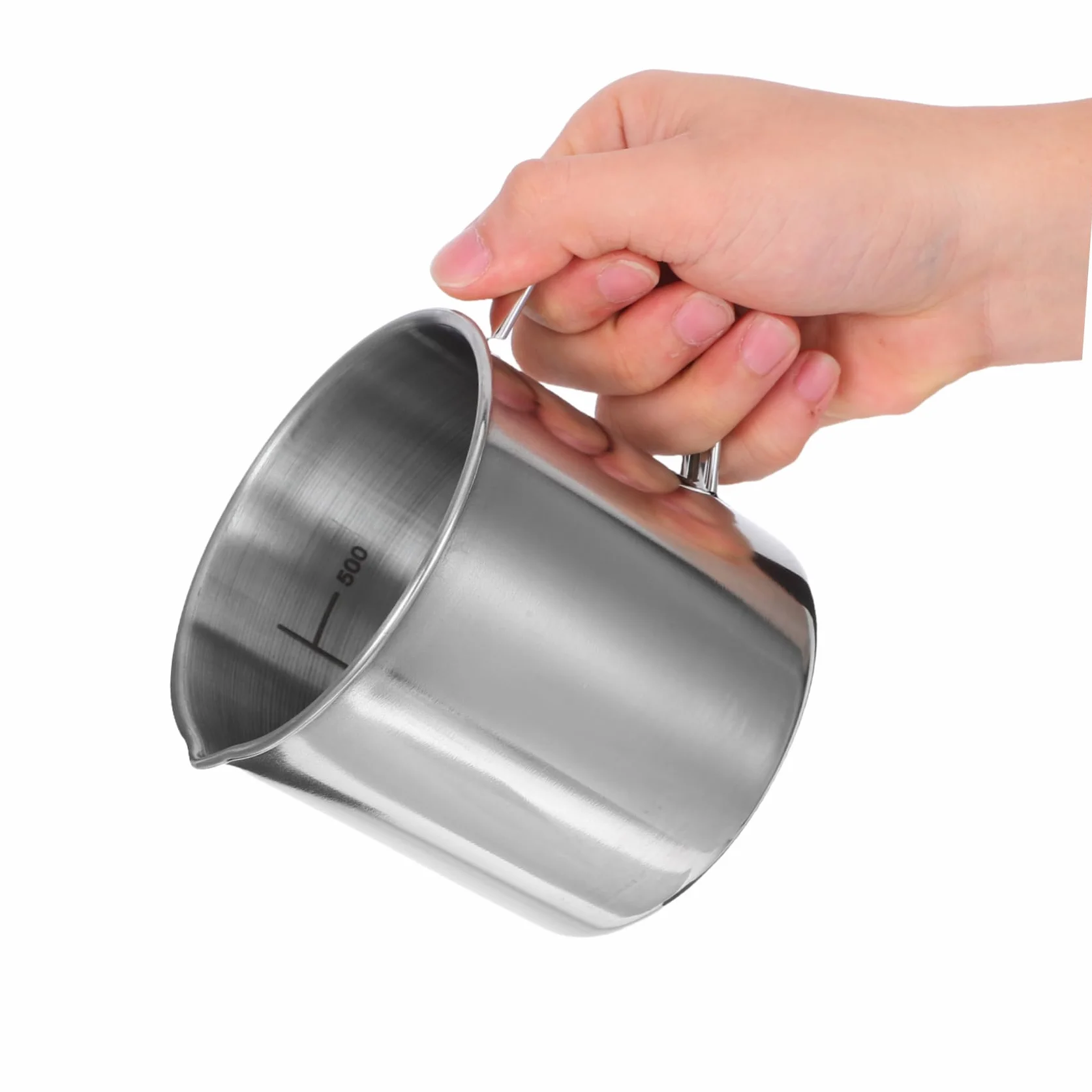 Cabilock 3 piezas Copa Inoxidable con Graduada Vaso Medidor de Resistente y Fácil de Limpiar para Cocina y