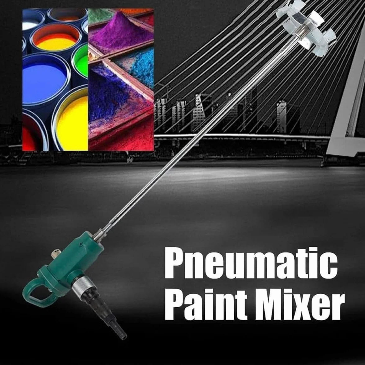 Mezclador eléctrico de Mano, Herramienta de agitación de Alta Velocidad de 2500r / min para Pintura, Yeso, concreto, Tinta con diseño de Salida de Aire