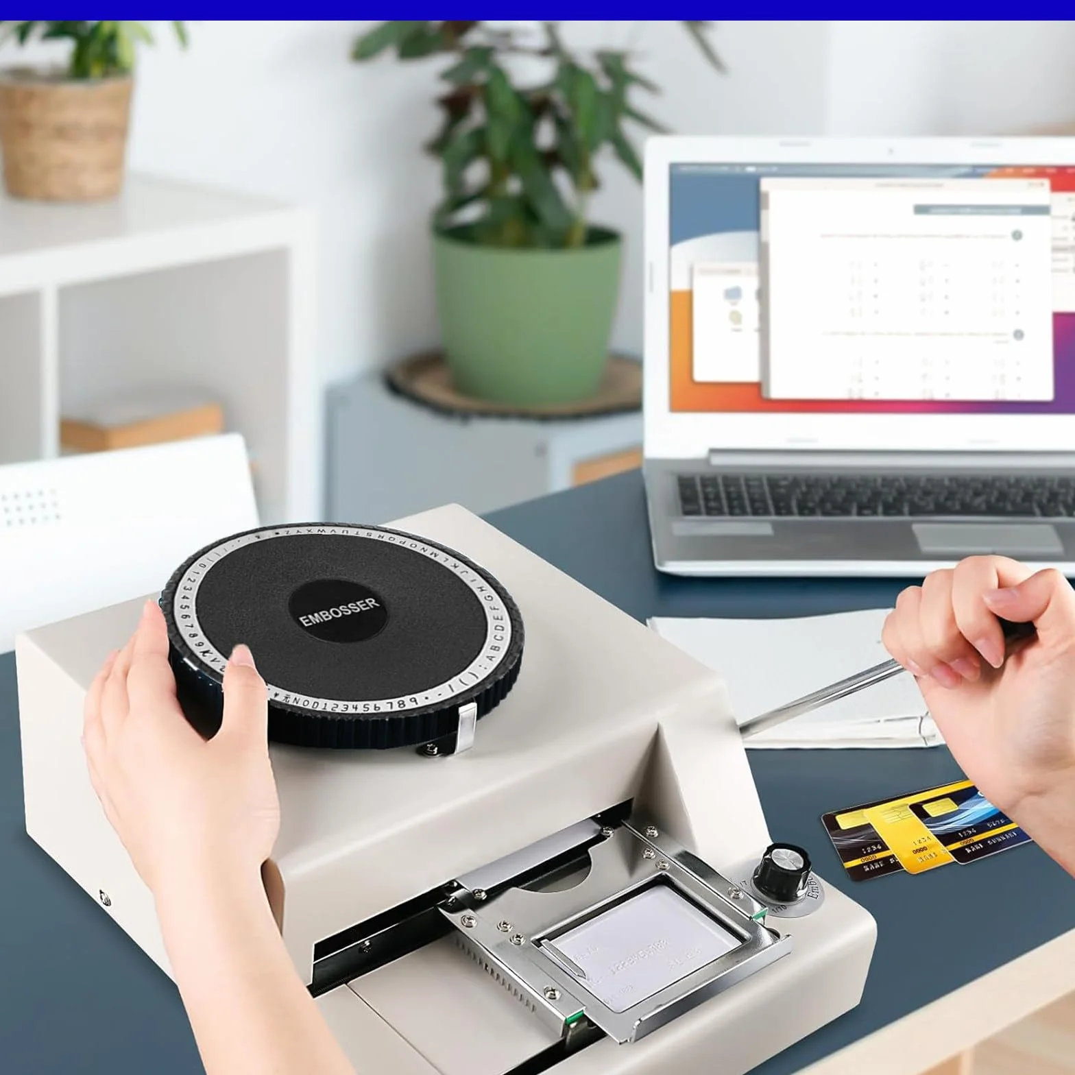 MáQuina de Estampado Manual de 72 Caracteres, Impresora de CóDigos y Relieve para Tarjetas Personalizadas de PVC, MáQuina de Estampado y CodificacióN Manual
