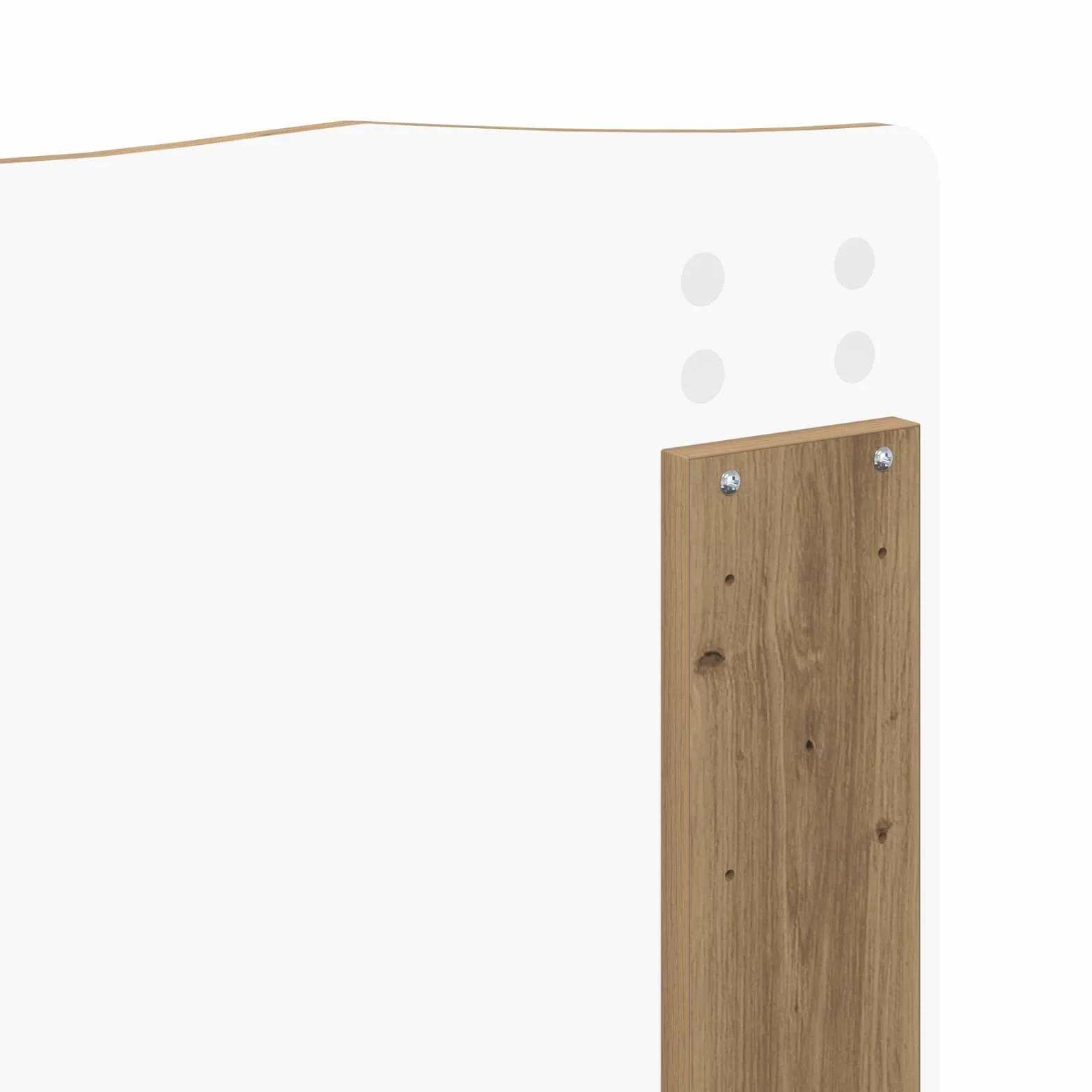 vidaXL Estructura de Cama con cabecera Roble Artisan 120 x 190 cm