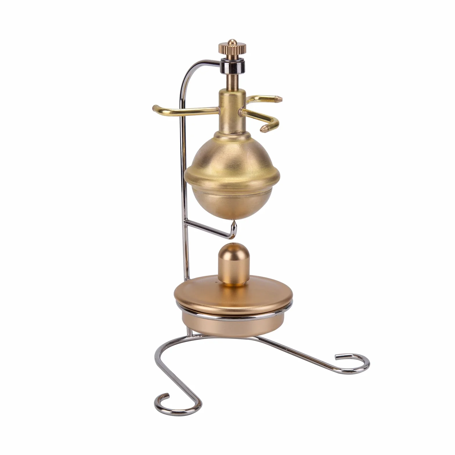 ENGINEMECH Mini máquina de vapor modelo de cobre puro construcción vertical modelo de aprendizaje científico creativo juego decorativo y regalo ideal para aficionados y coleccionistas de tecnología