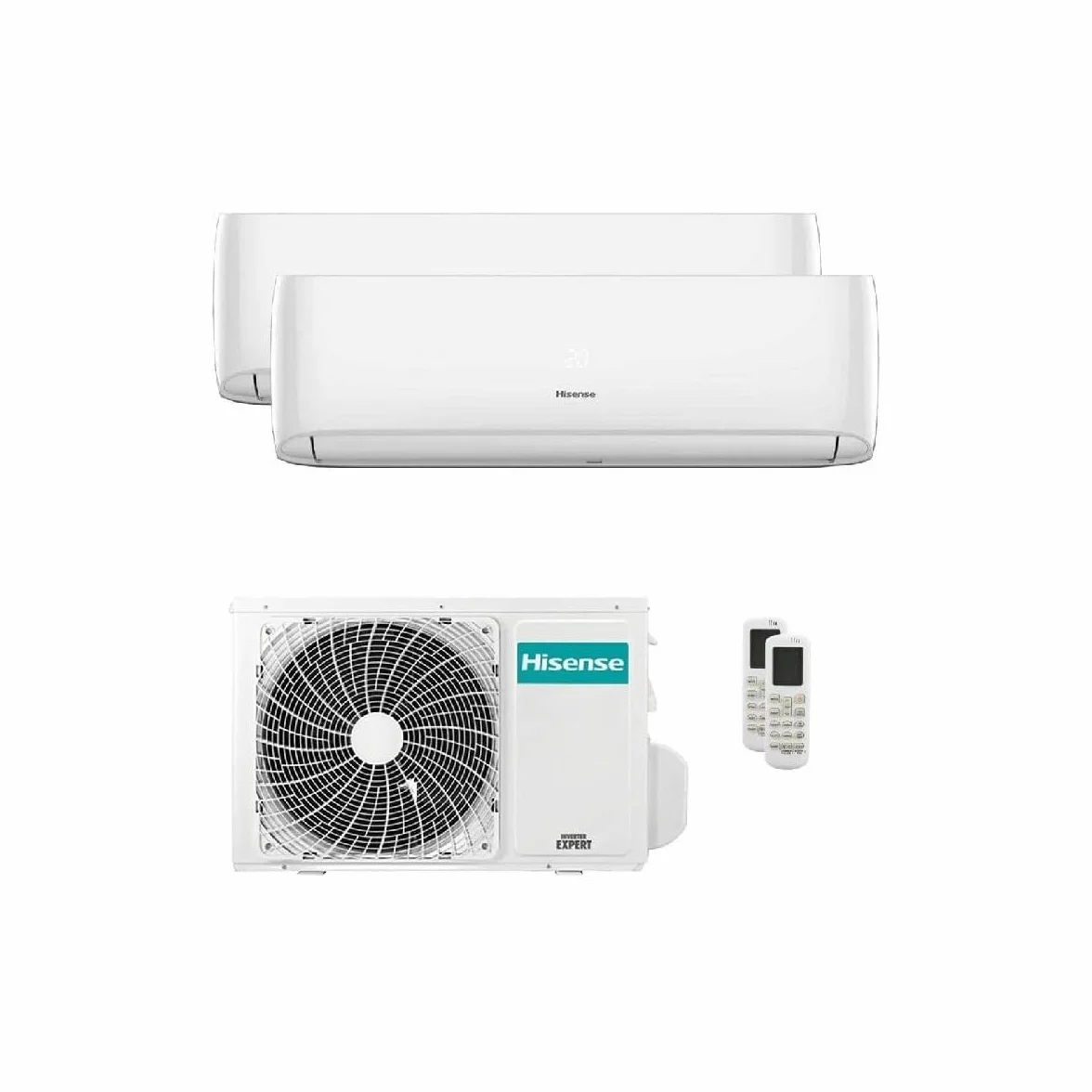 Hisense Climatizador Dual Split IQPLUS CJMR0901-2 unidades interiores + 1 exterior - 9000BTU+9000BTU