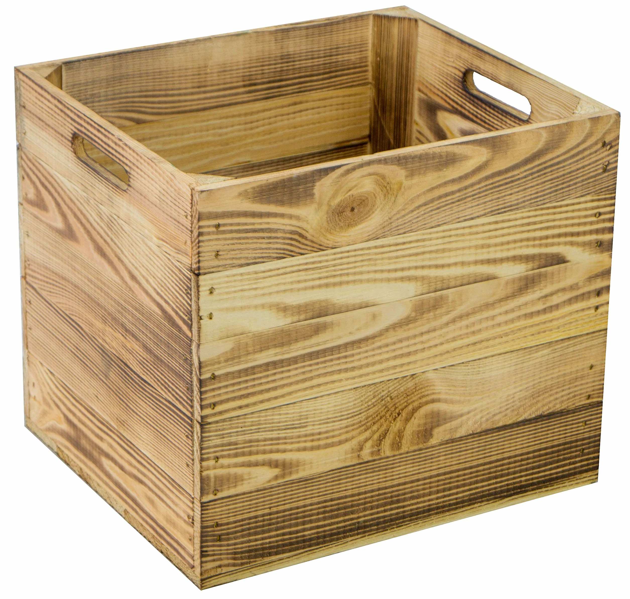 MARWOOD 4 cajas Kallax para estantería Kalax, cajas de almacenamiento Kallax Inserto de madera, para estantería Kallax, insertos Kallax, caja de fruta, caja de madera, Derby