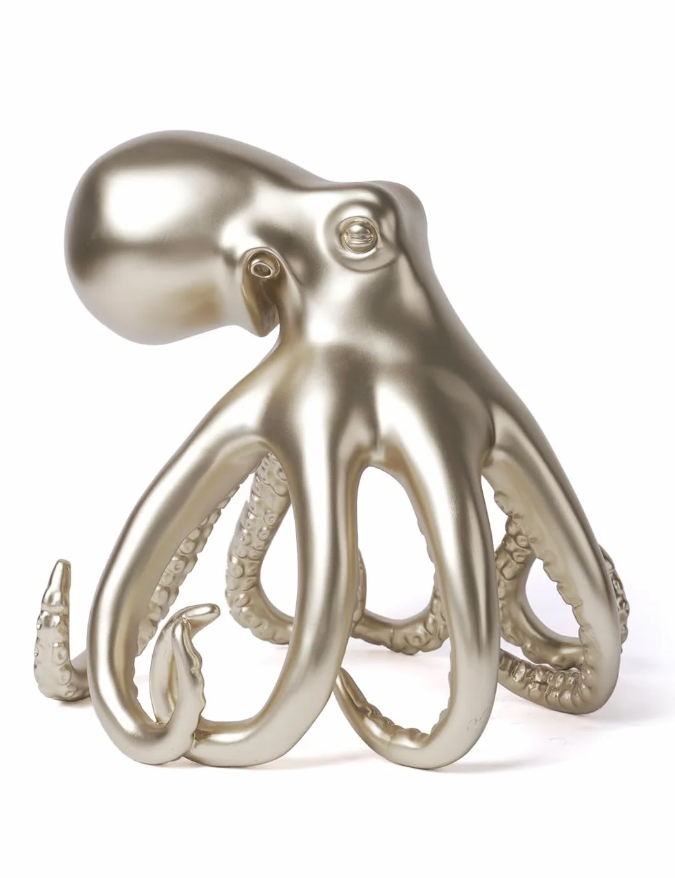 Escultura de Pulpo Figura Abstracta Estatua Moderna Decoración Arte Interior Regalo para Estanterías Escritorio Mesas Resina 22cm