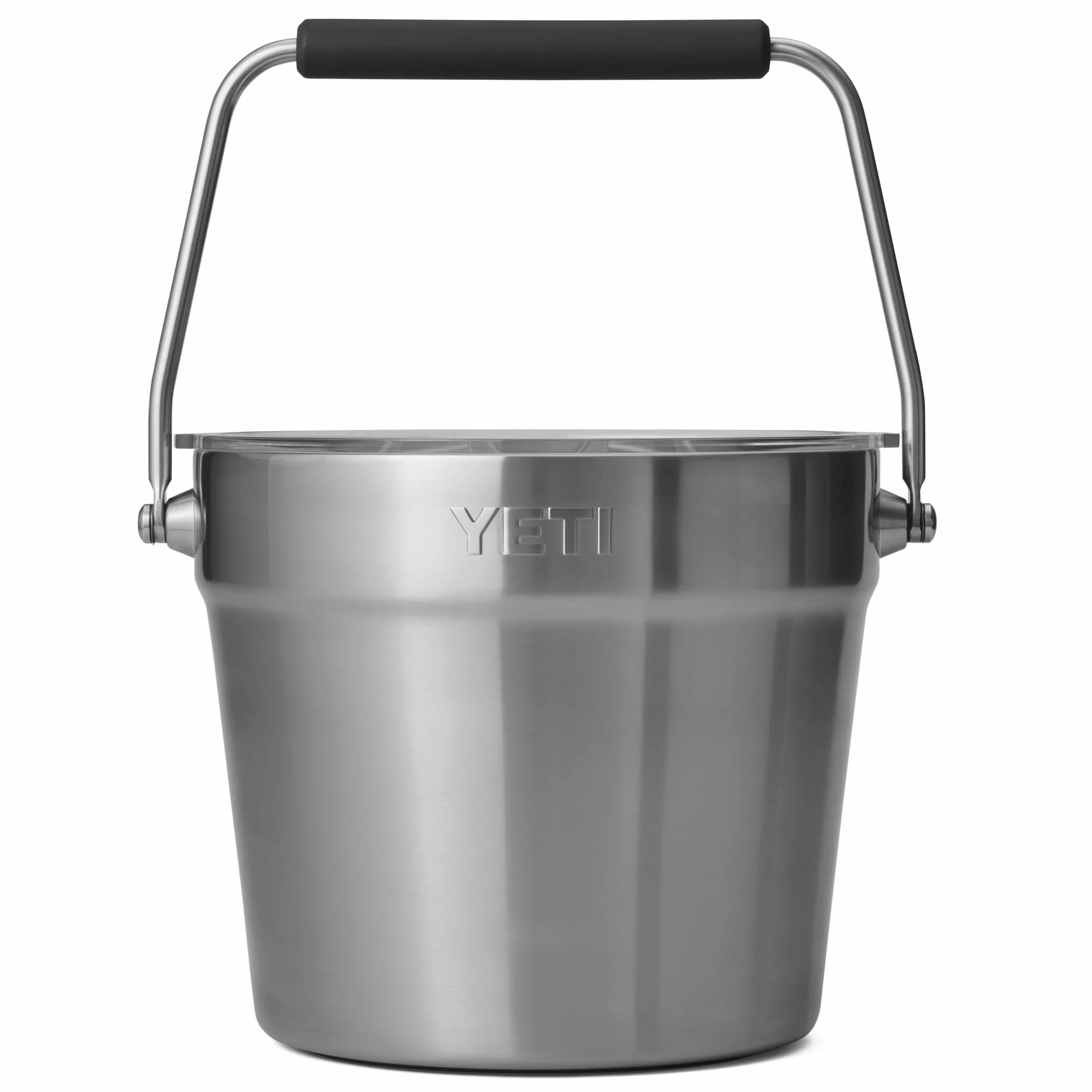 YETI Rambler - Cubitera para bebidas, doble pared aislada al vacío con tapa, acero inoxidable, 7,6 L