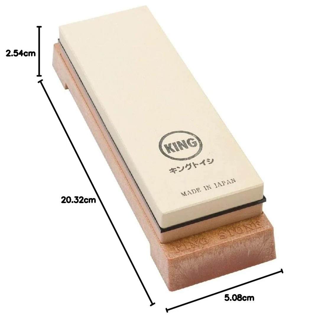 Piedra de afilar japonesa con combinación de grano 1000/6000