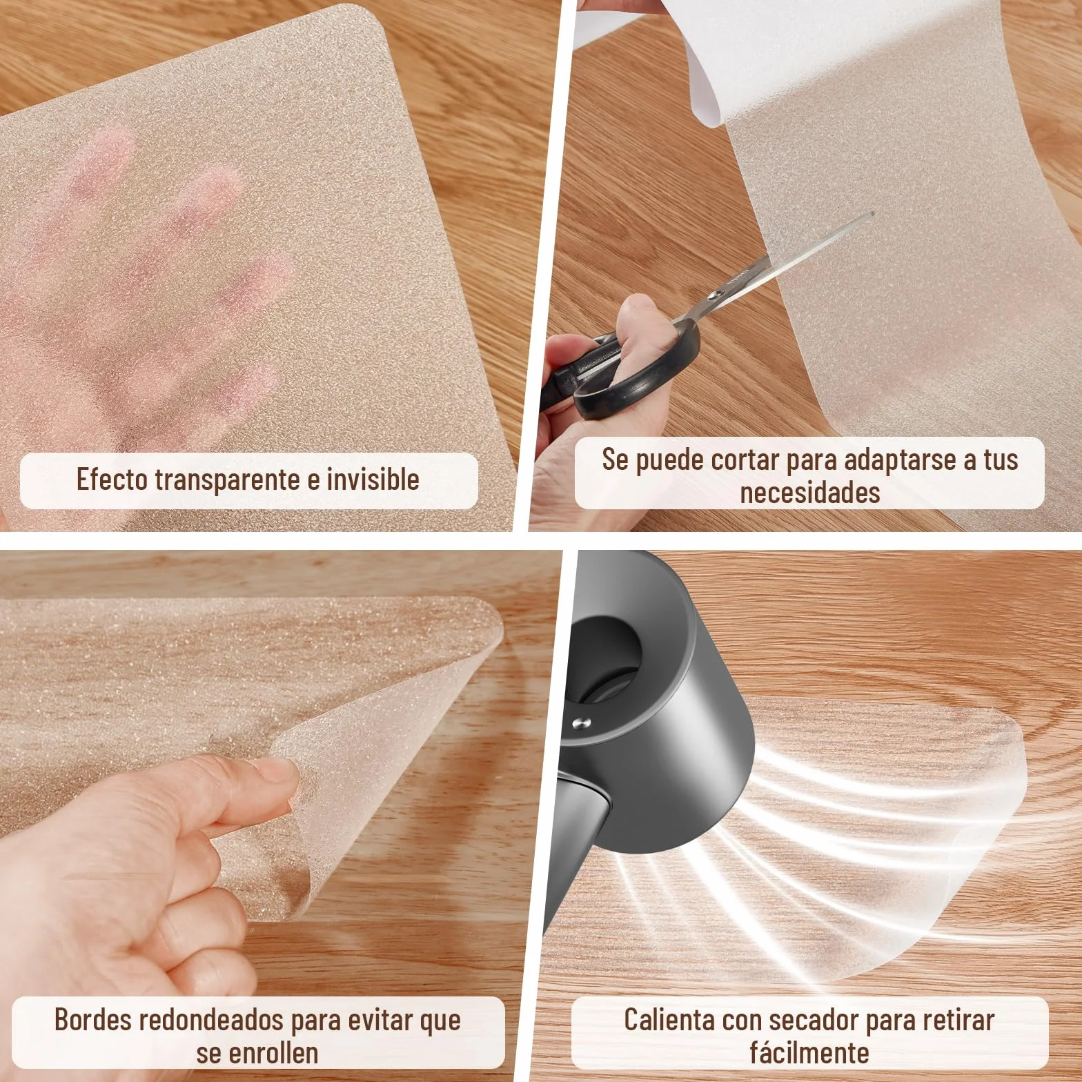 15 Piezas Antideslizante Escalera Transparente 80 x 15 cm, Autoadhesivos Alfombrilla Antideslizante Escalera, Suave y Cómoda, Apta para Suelos Lisos como Suelos de Madera, Baldosas, Cristal