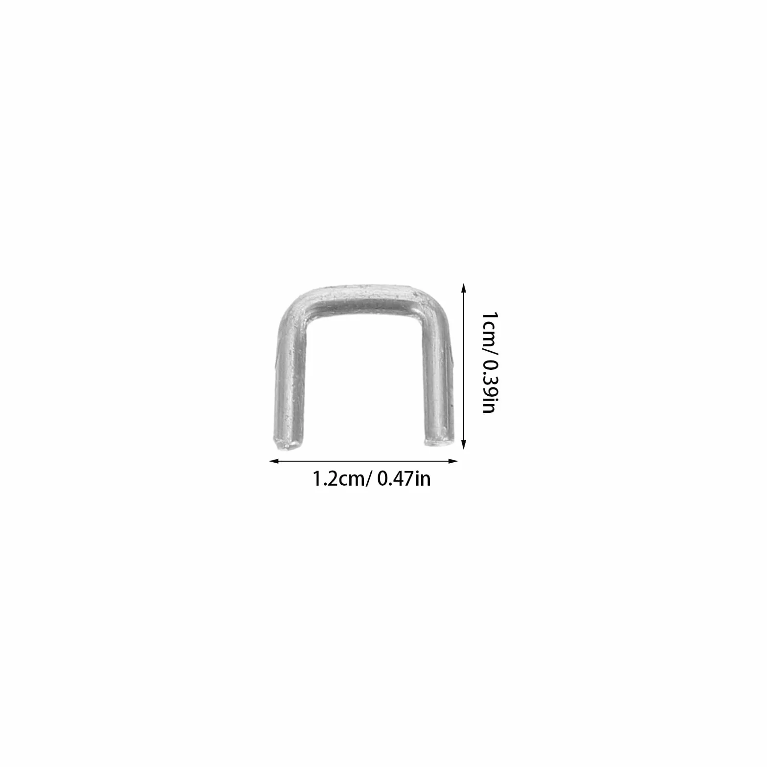 Angoily Clips en U de Aluminio para Salchichas Manuales, Pinzas para Sellar Embutidos, Cierre Seguro y Resistente, para Máquina Cortadora, Uso Doméstico y Profesional, Paquete 4400