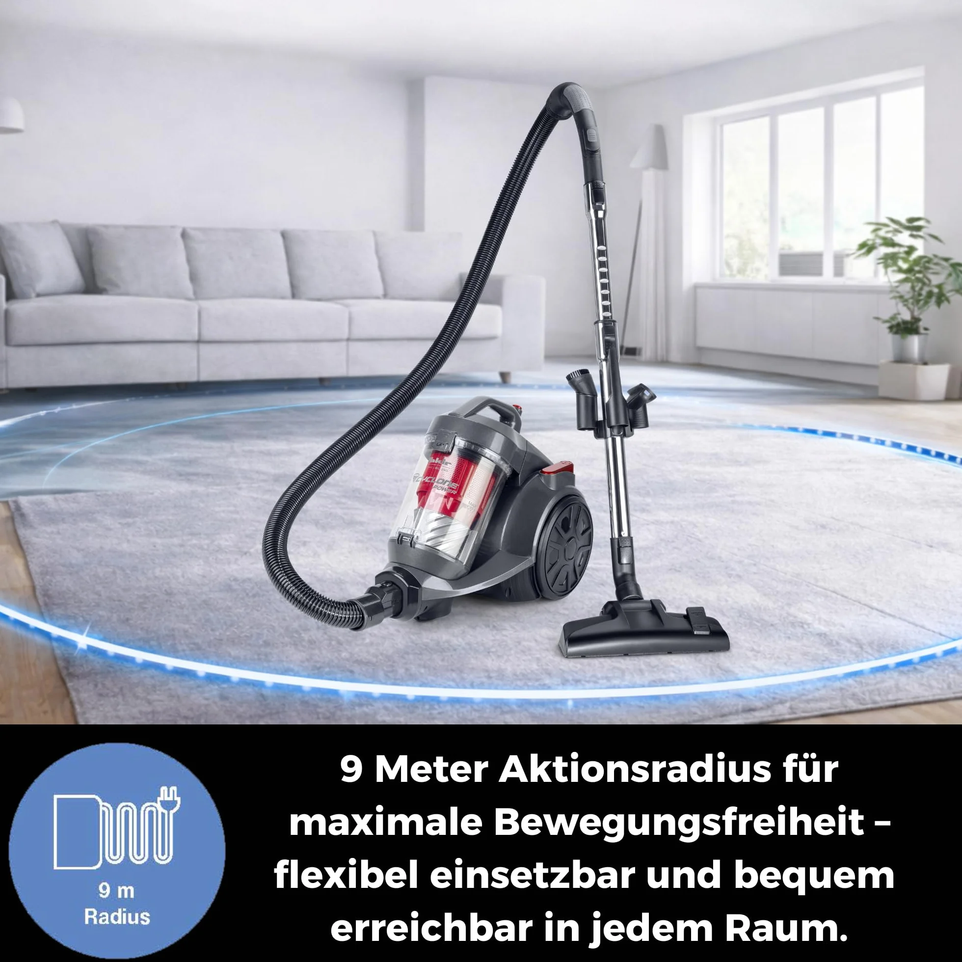 Fakir 3693003 Staubsauger BL240 beutellos
