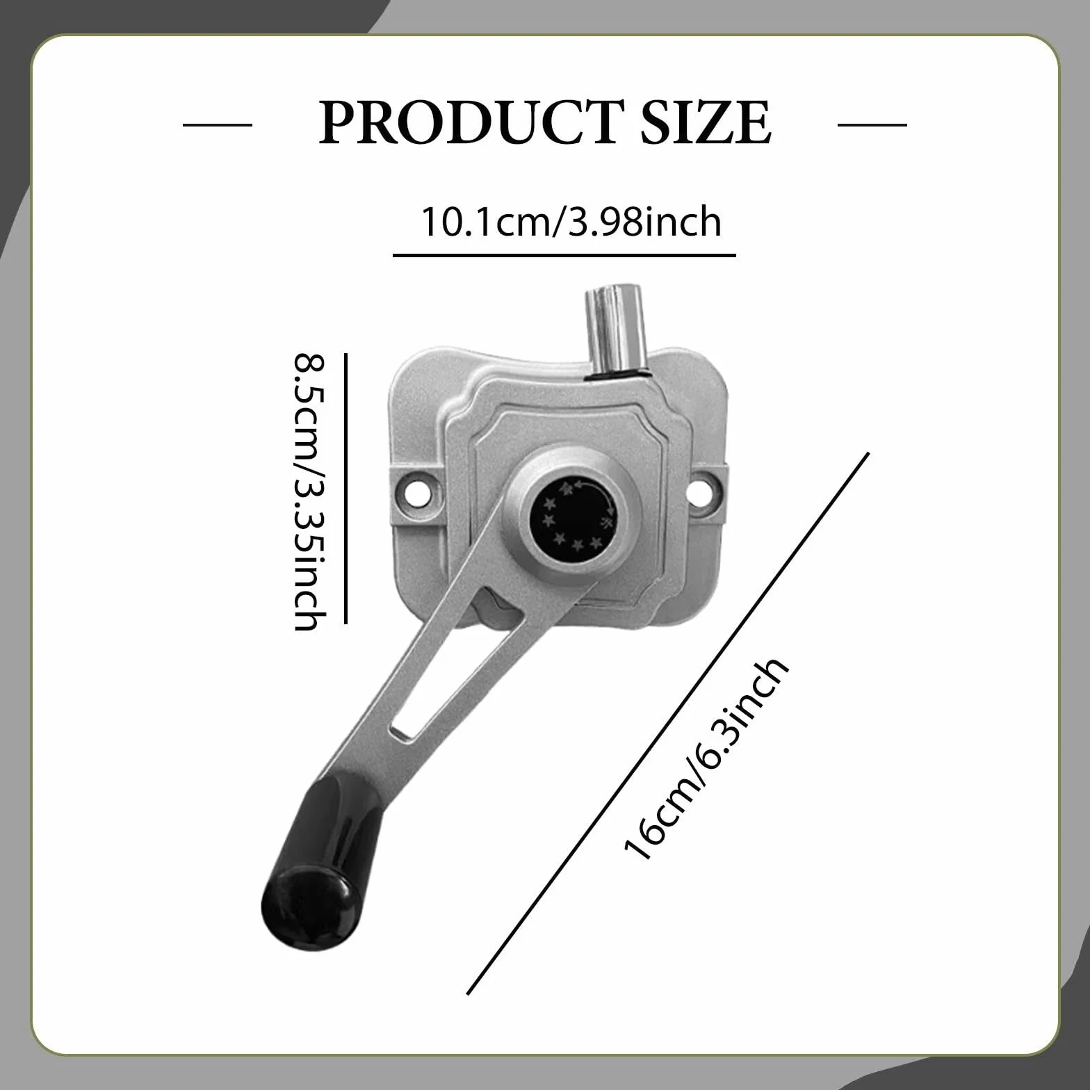 Milageto Accesorio para Percha de Ropa con Manivela, Agitador Manual para Tendedero 1,8 m