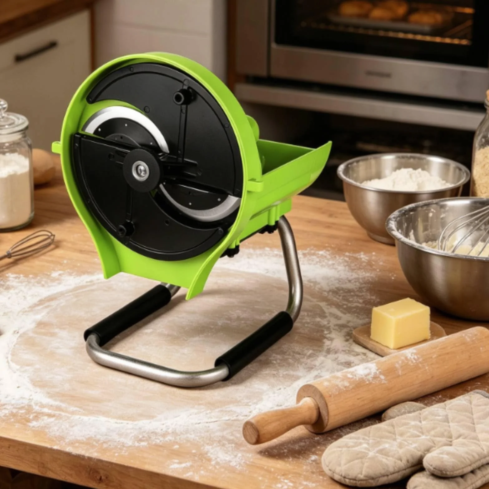 Qianly de Verduras Manual Rebanador Mandolina con de Acero Inoxidable Ahorra en Preparaciones Adecuado para Cocina Diaria Preparación de Ensaladas Aperitivos Hogar