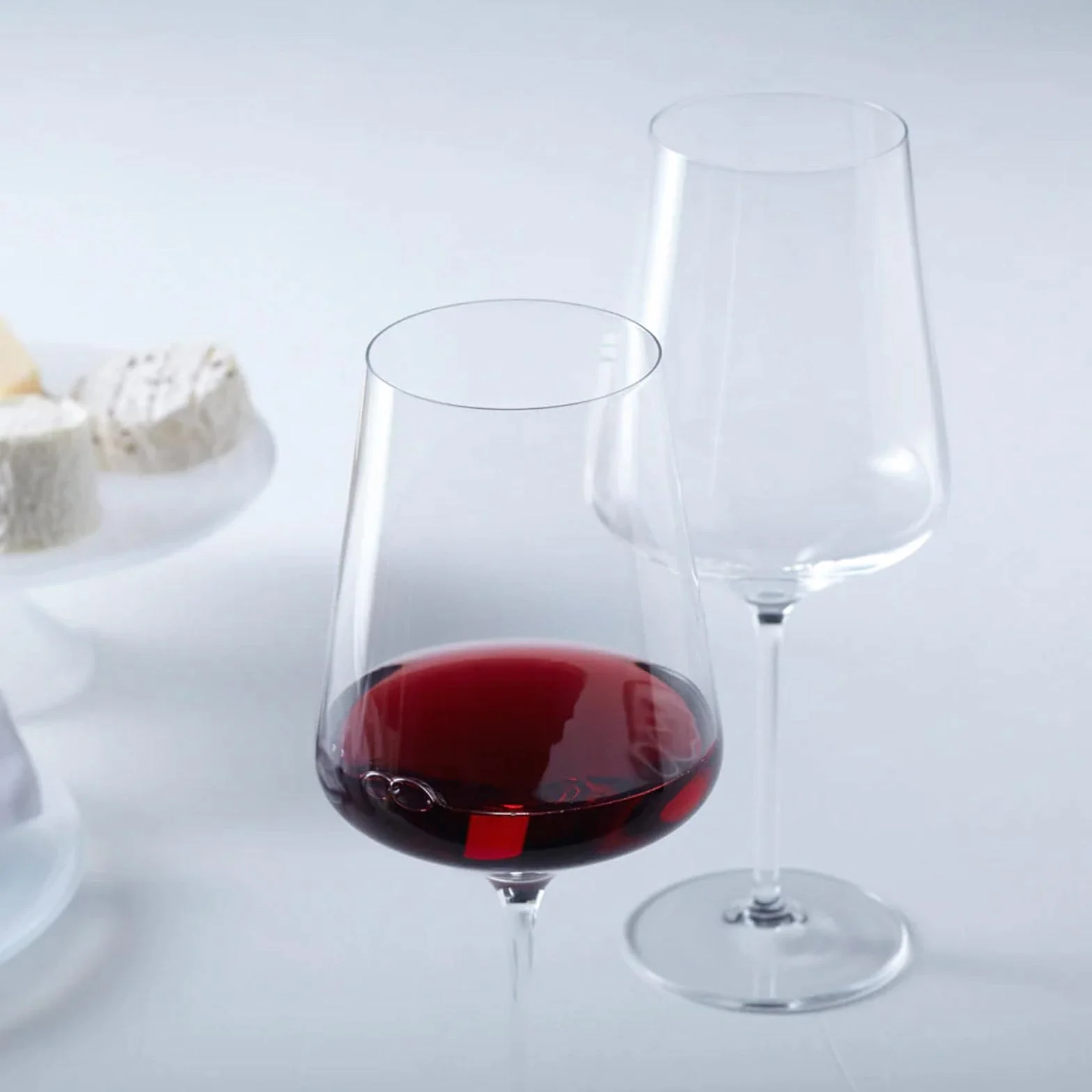 LEONARDO HOME Juego de 6 copas de vino tinto Puccini Gastro Edition, copas de vino calibradas con 0,2 l – Calibre y 0,1 l – Línea auxiliar, relleno de borde 750 ml, vasos normalizados para hoteles y