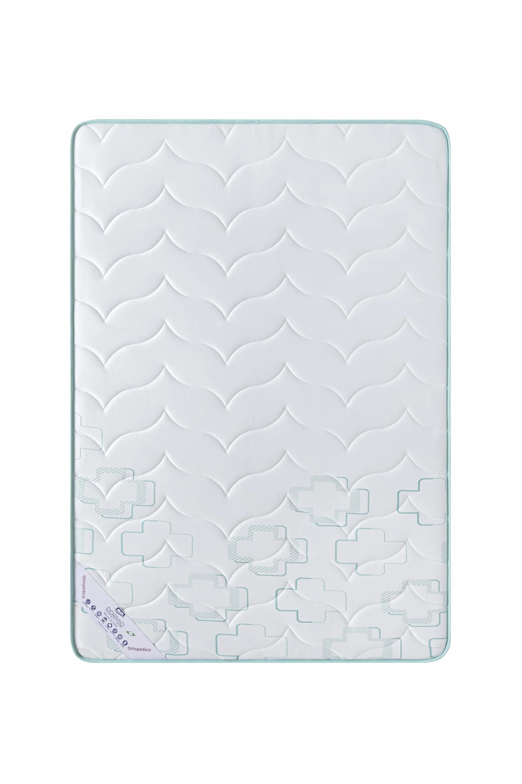 Dormio Ortopédico - Colchón Viscoelástico adaptable, Multiacolchado, Antideformaciones, Medida 135x190, Tratamiento antiácaros y antibacterias. Fabricado en España.