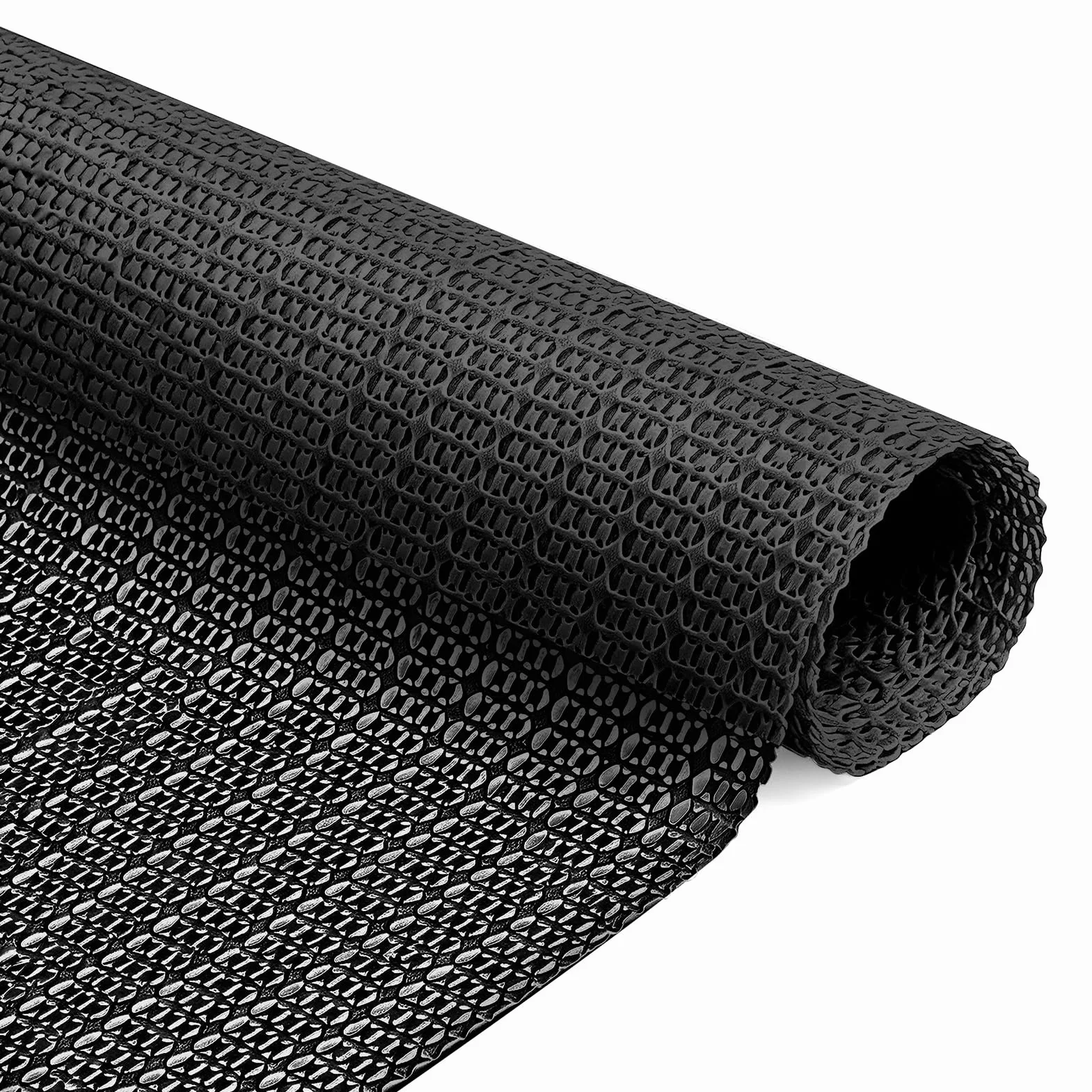 Alfombra Antideslizante PVC Recortable 160x220cm Multiusos Universal Negro