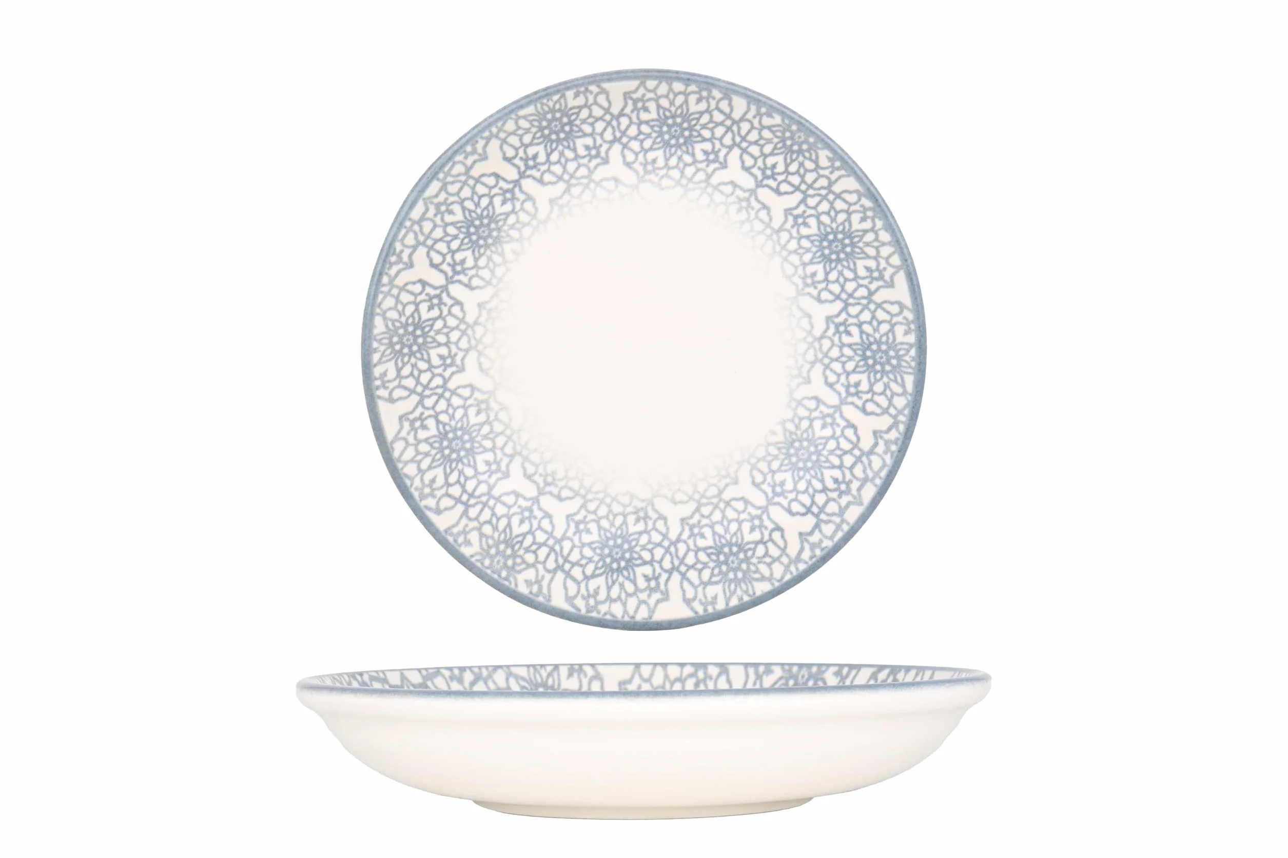 Kütahya Porselen Juegos de vajilla (Medium) - Casa Blue - 24 piezas - 6 Personas - Porcelana