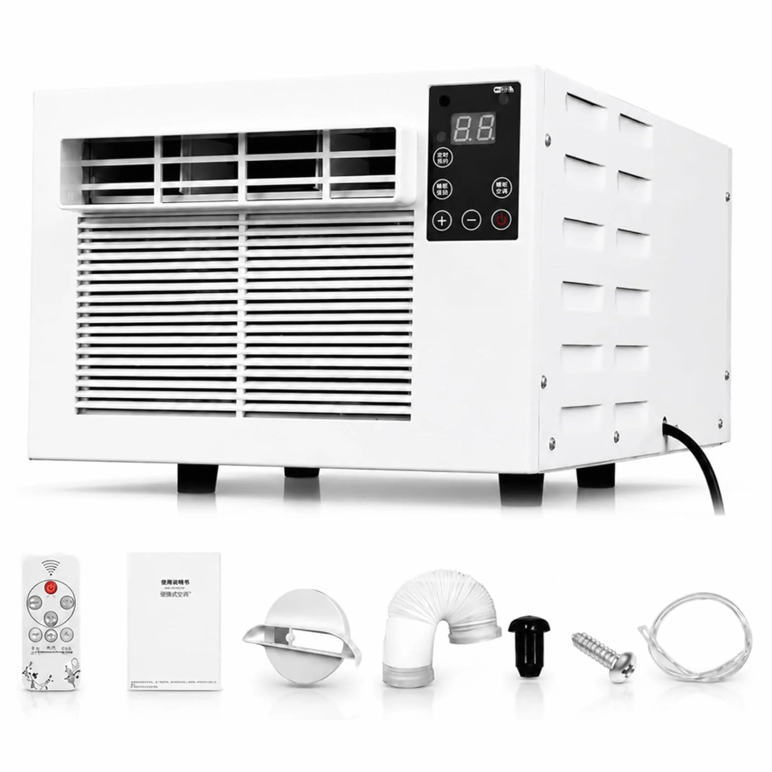 Combinado De Deshumidificador Y Aire Acondicionado Para Habitaciones Hasta 3-5 M², Unidad Aire Acondicionado Portátil, Mini Ventilador Móvil Silencioso Para El Dormitorio, Viviendas Alquiler