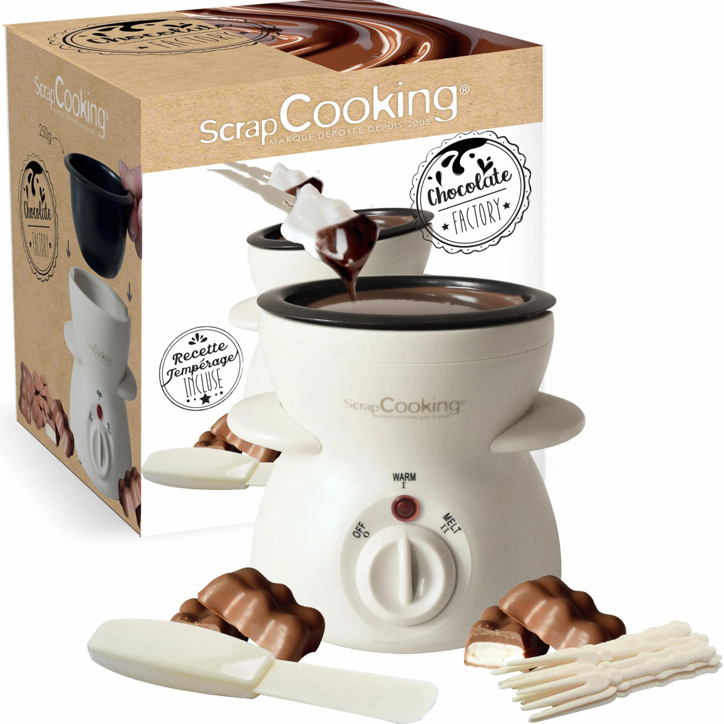 Máquina Fondue de Chocolate Chocolate Factory Eléctrica 2-4 Personas