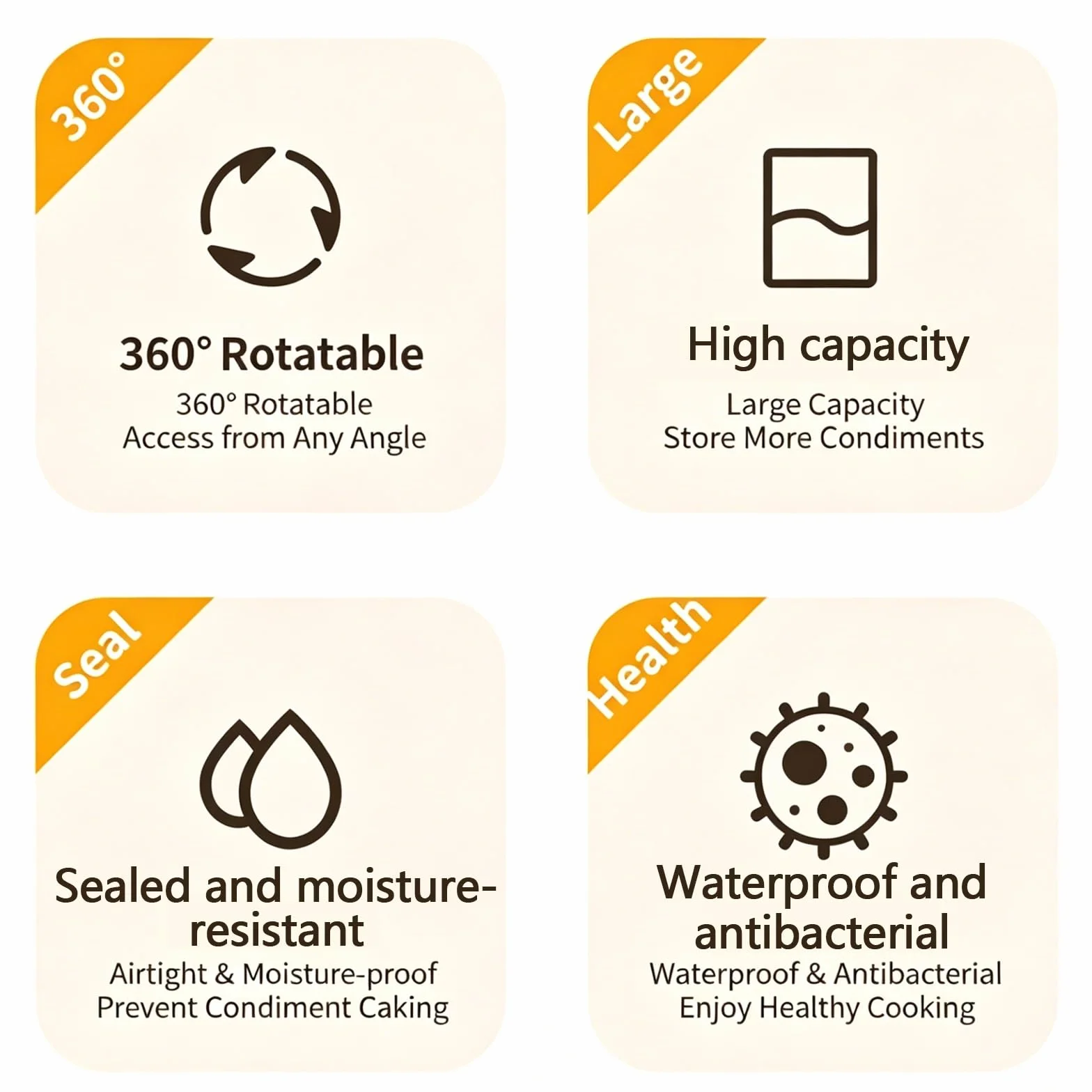 Especiero Giratorio for 20 Tarros, Organizador de Cocina de Encimera de Acero Inoxidable con Tarros de Especias Precargados, Tapas Negras, Diseño Inhibidor de Óxido(16 Jar)