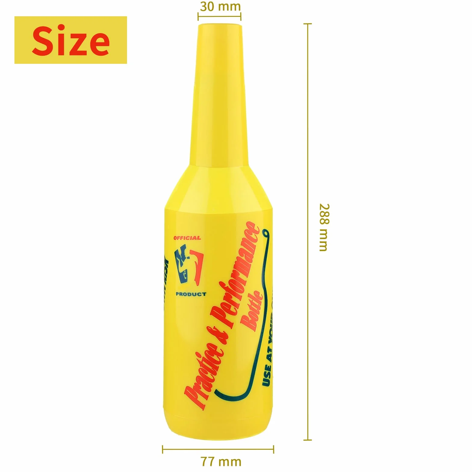 SuproBarware Flair Bottle - Juego de 3 cocteleras, botella de entrenamiento, 750 ml (blanco, rosa, amarillo)